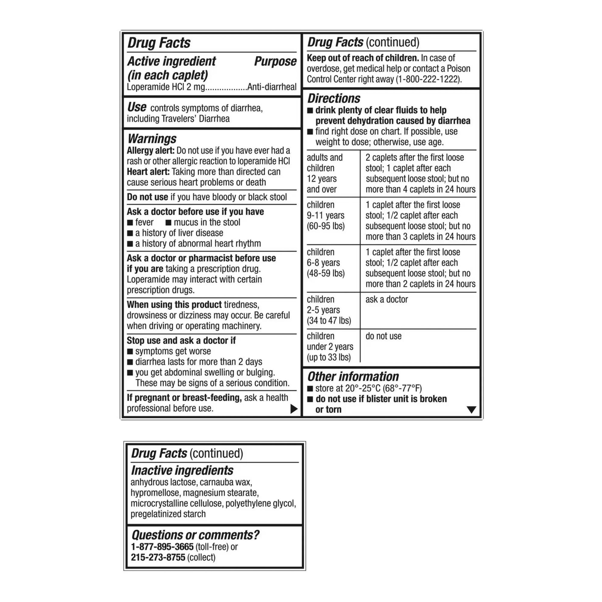 J & J Sales 50580031703 - Imodium® A-D Loperamide Anti-Diarrheal - 24/Carton