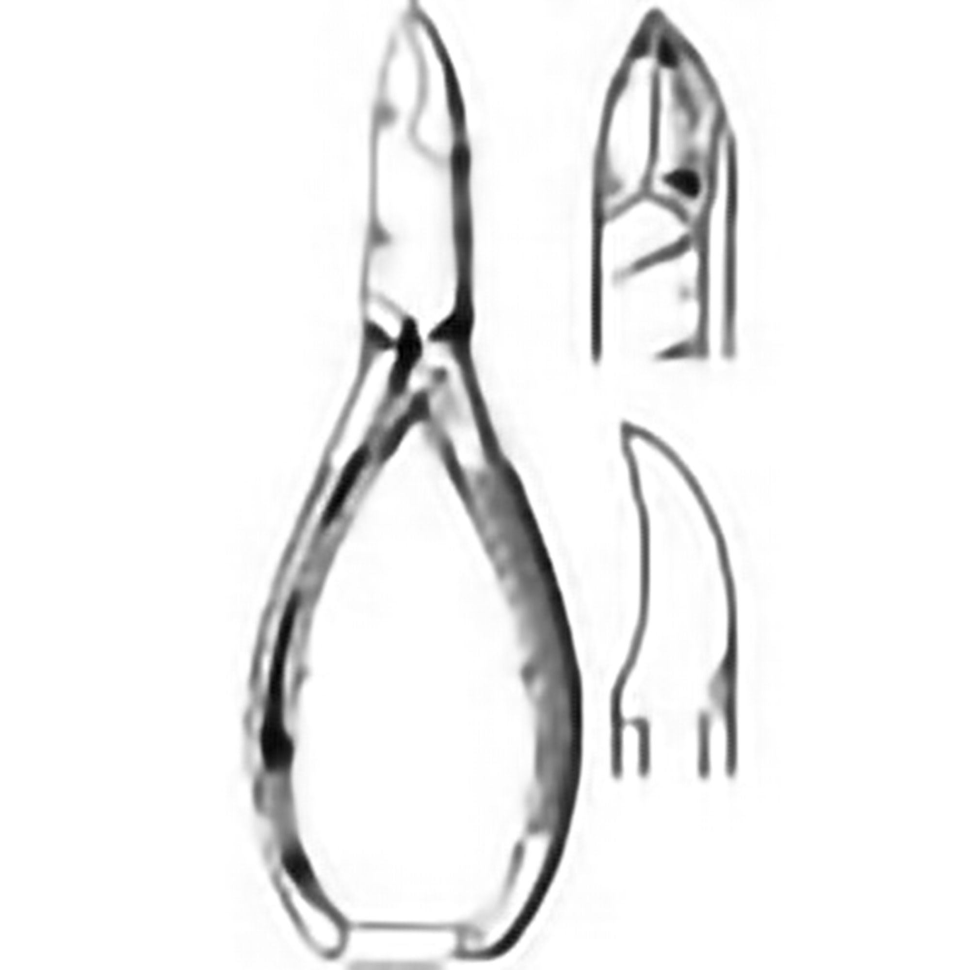 Sklar - 21-482 Nail Nipper Econo™ Concave Jaw 5-1/2 Inch Length Pakistan Stainless Steel