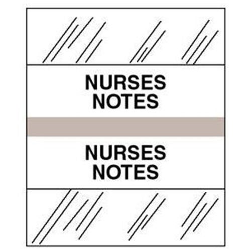 Tabbies - 54534 Chart Index Tab Insert Tabbies 1/2 X 1-1/4 Inch Nurses Notes