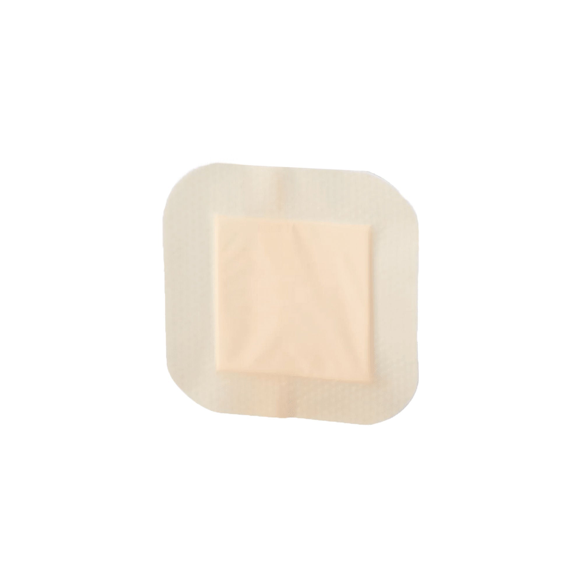 Cardinal - BFM44LTE Foam Dressing Cardinal Health™ Silicone Bordered Foam Lite 4 X 4 Inch With Border Film Backing Silicone Adhesive Square Sterile