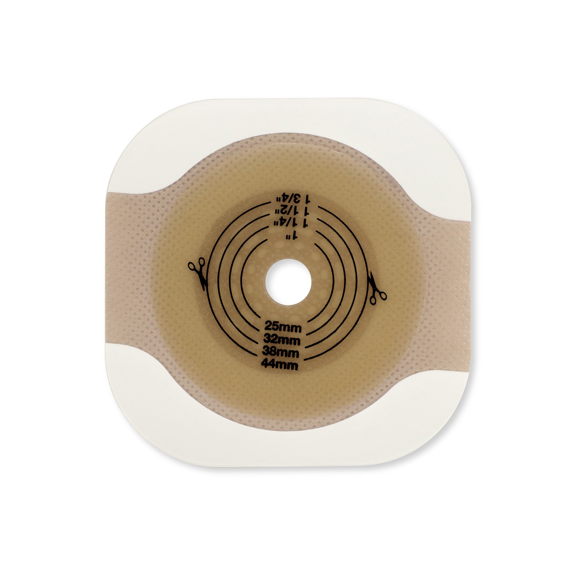 Hollister 112017 - New Image™ Flat CeraPlus™ Ostomy Barrier with Tape Borders, 57 mm Flange, 35 mm - 5/Box