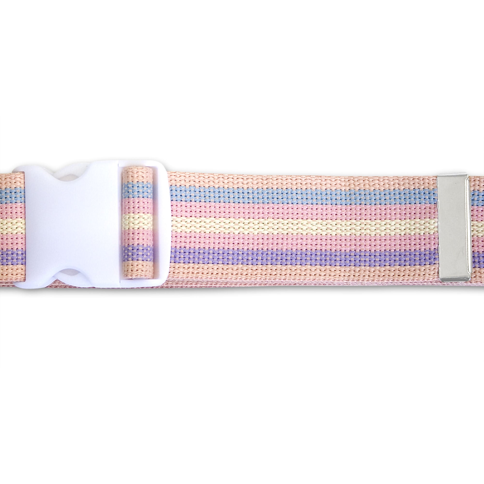 New York Orthopedic - 9505P-60 Gait Belt 60 Inch Length Pastel Stripe Cotton