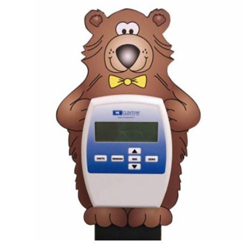 Clinton Industries - 78-B Bear Cut Out Clinton Digital Display Scale NOT included For use with Pediatric Scale