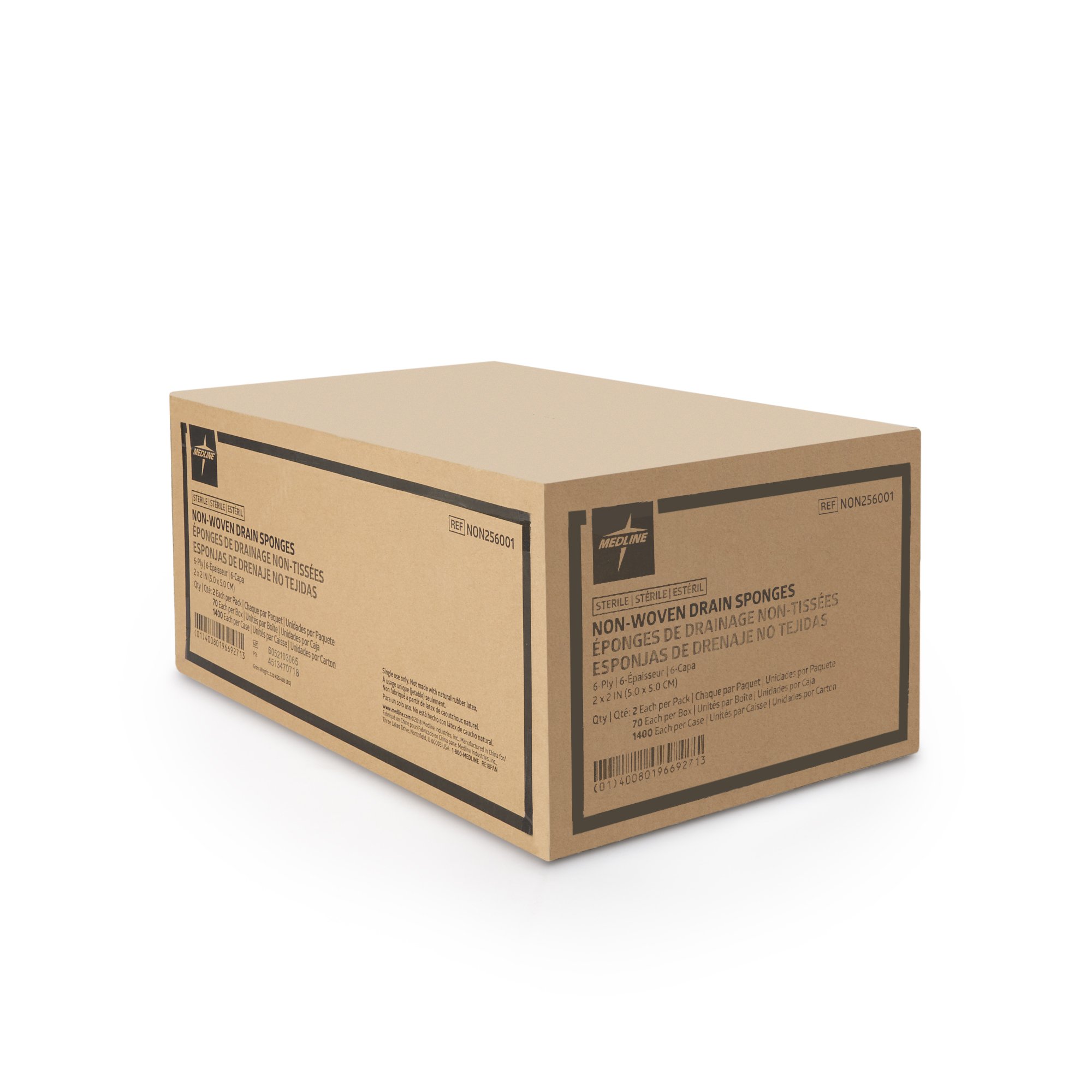 Medline NON256001 - 1/Pack, 35/Box, 700/Case
