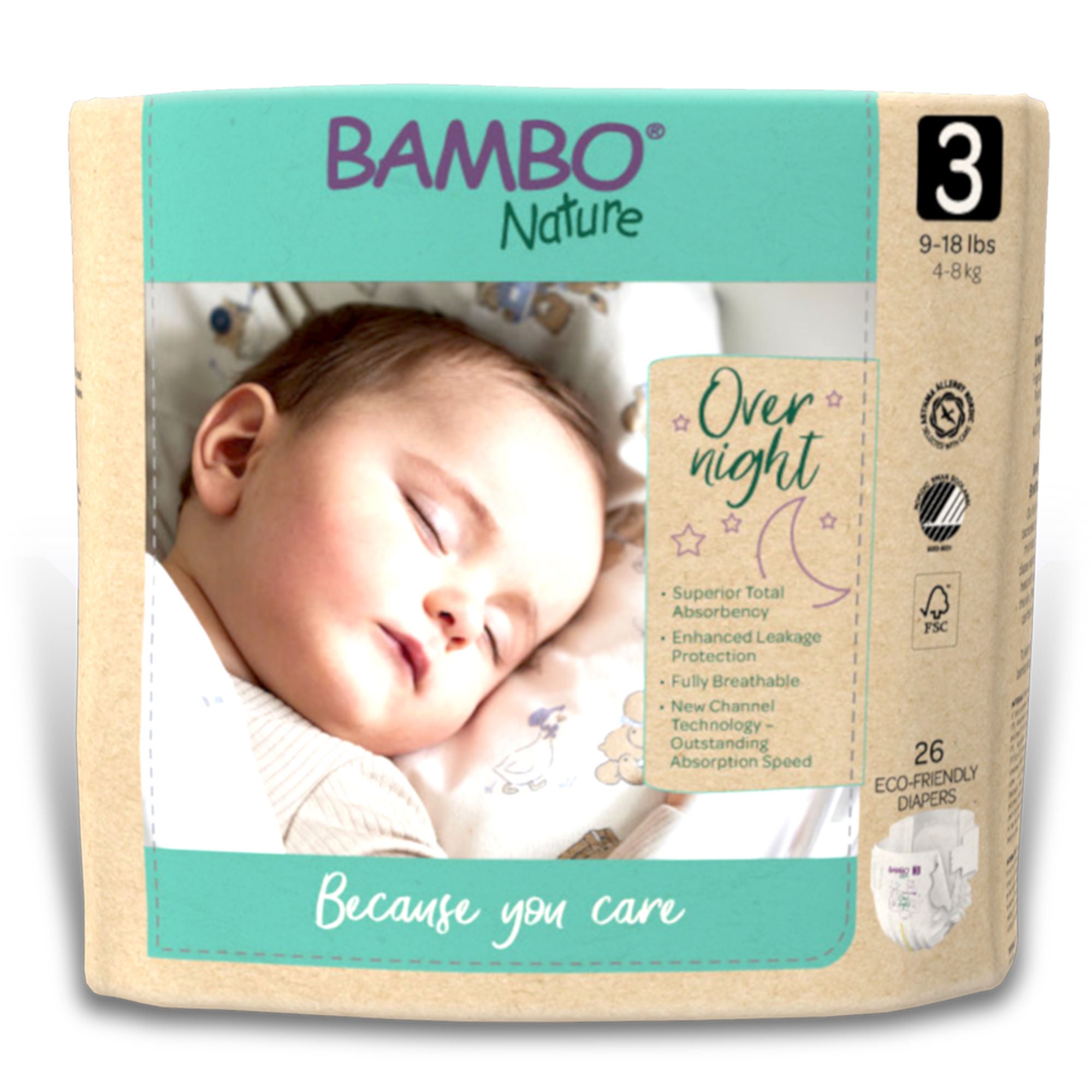 Abena North America - 1000021009 Bambo® Nature Overnight Diapers