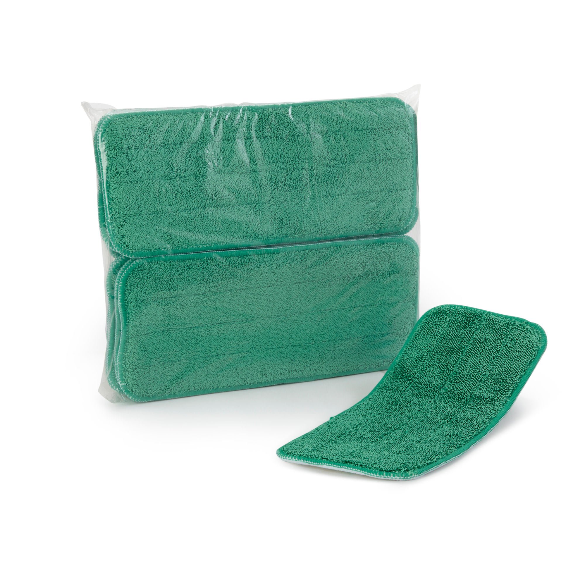 Wiper Central USA - M830013G Wet Mop Pad Bound Edge Green Polyester / Polyamide Reusable