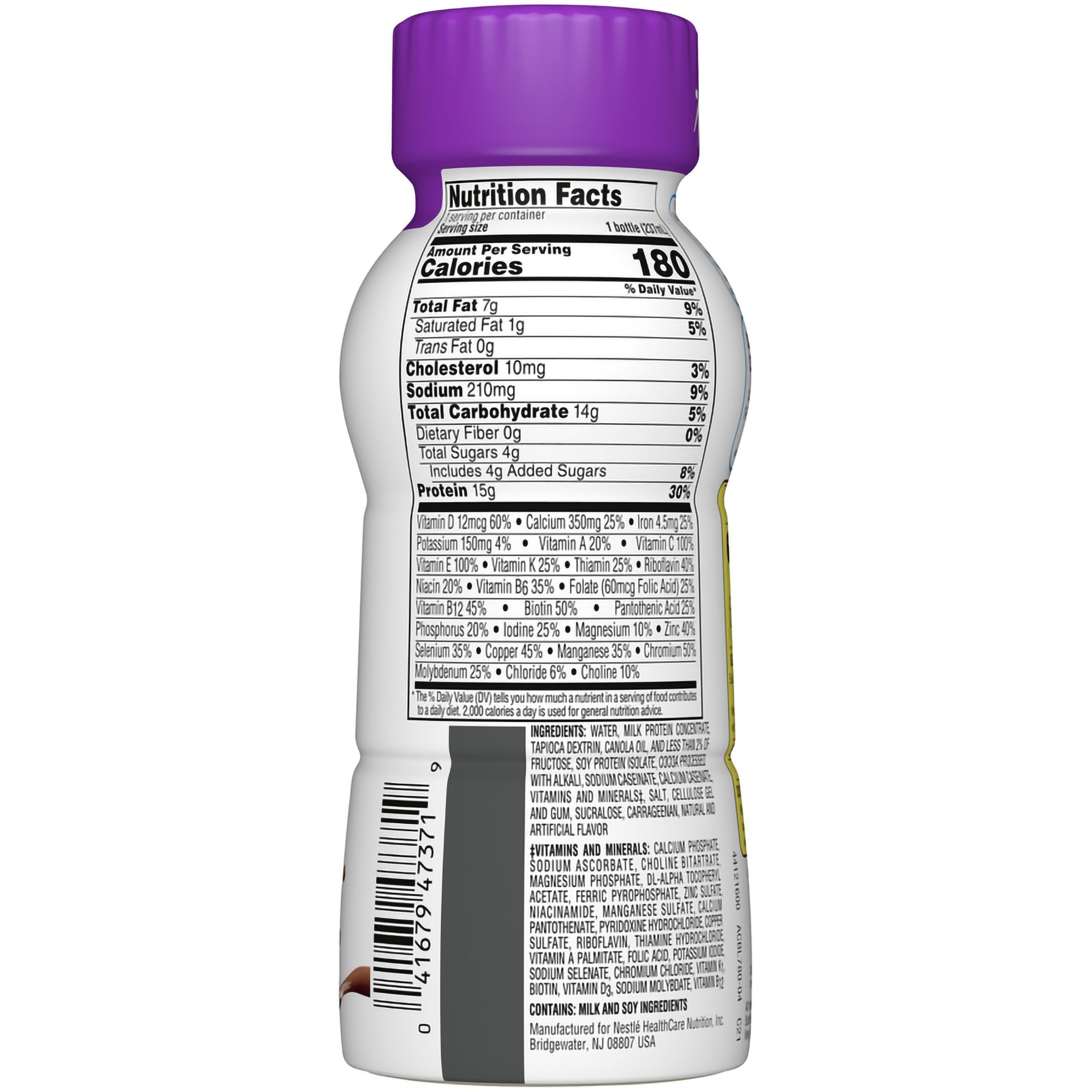 Nestle Clinical Nutritional 00041679380772 - Boost® Women Chocolate Balanced Nutritional Drink, 8 oz. Bottle - 24/Case