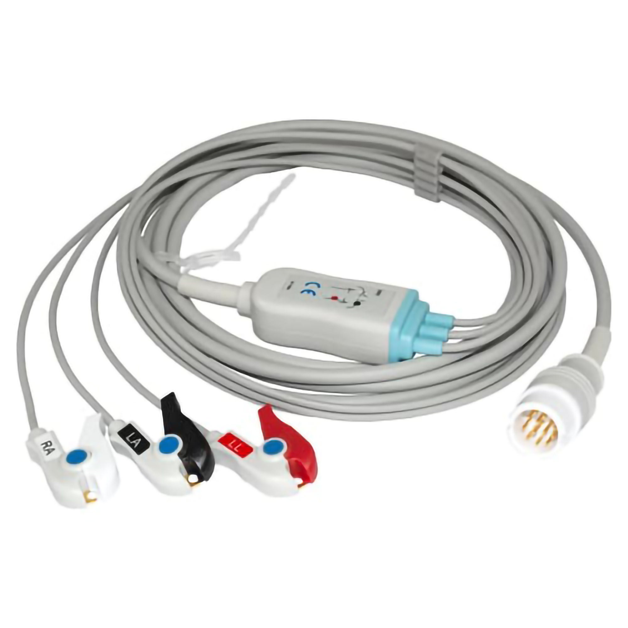 Soma Technology - AE1003 ECG Cable Philiips 3 Lead, 12 Pin, Grabber, One Piece For use with ECG Machine