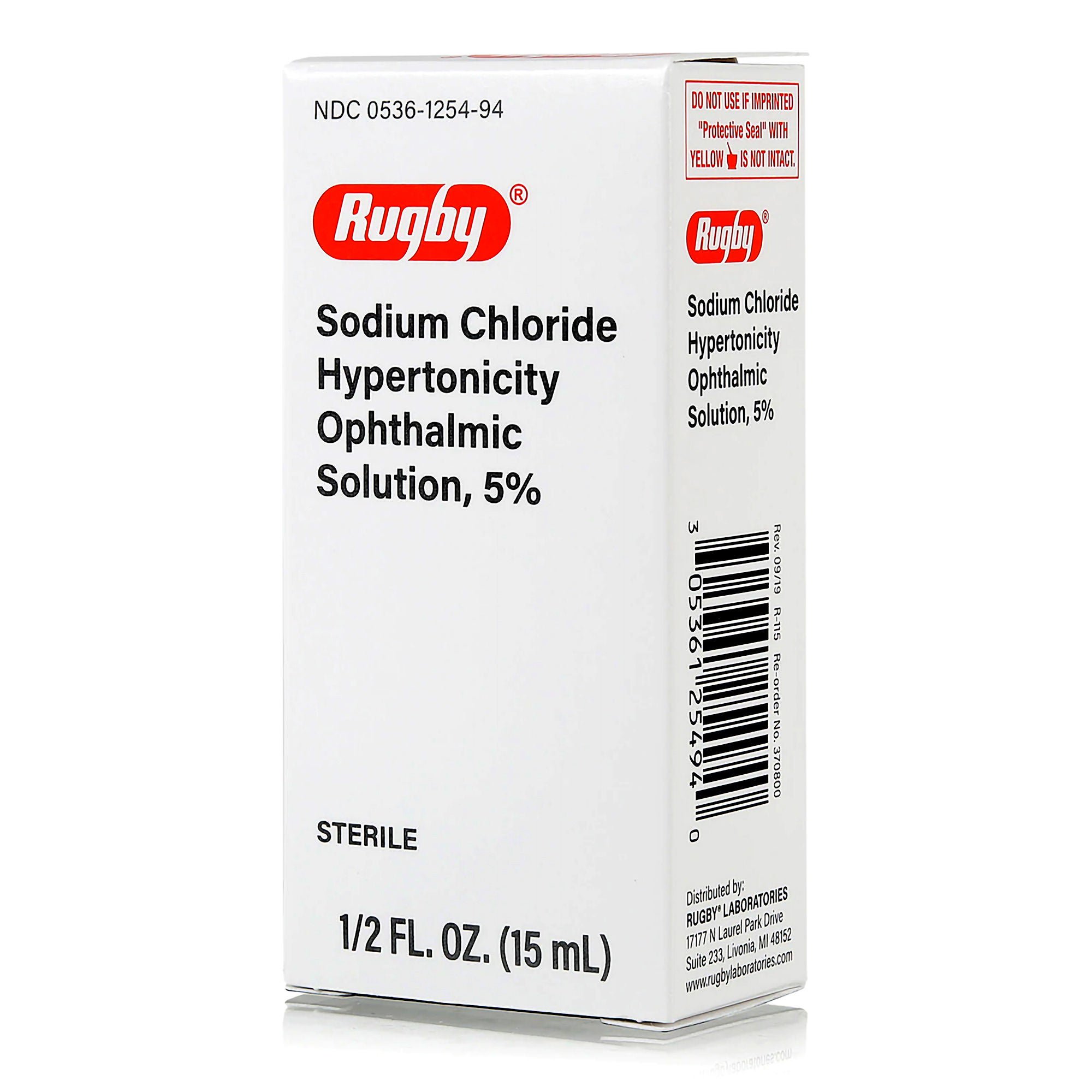 Major Pharmaceuticals - 00536125494 Rugby® Sodium Chloride Hypertonicity Agent