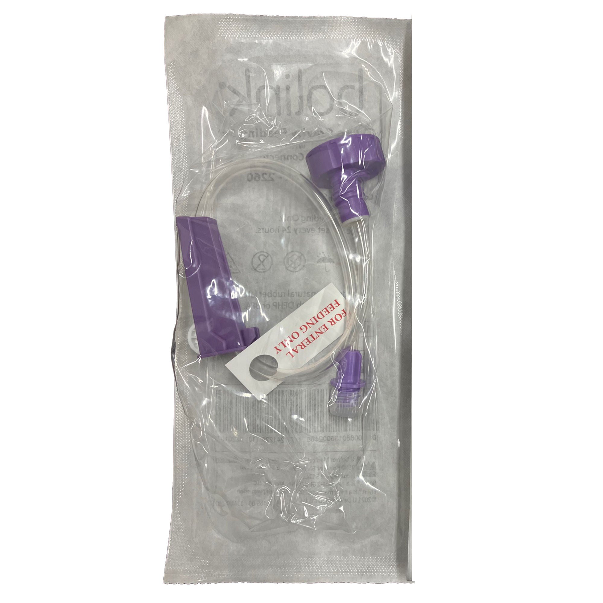 U Deliver Medical - BK-2260 Gravity Feeding Set with ENFit™ Connector Bolink™ D Cap Polypropylene