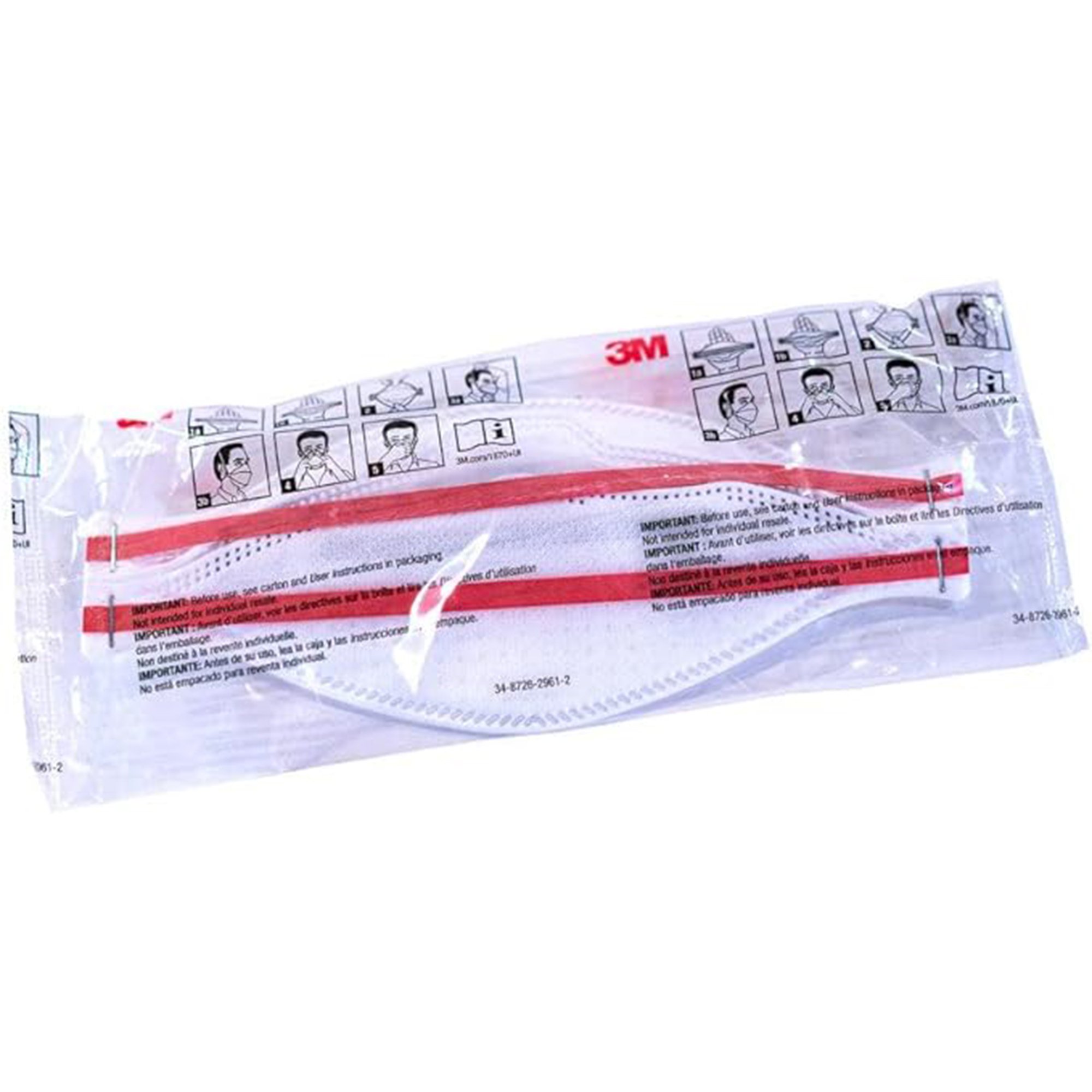3M Company 1870+ - 3M™ Aura™ N95 Particulate Respirator and Surgical Mask - 20/Box, 240/Case
