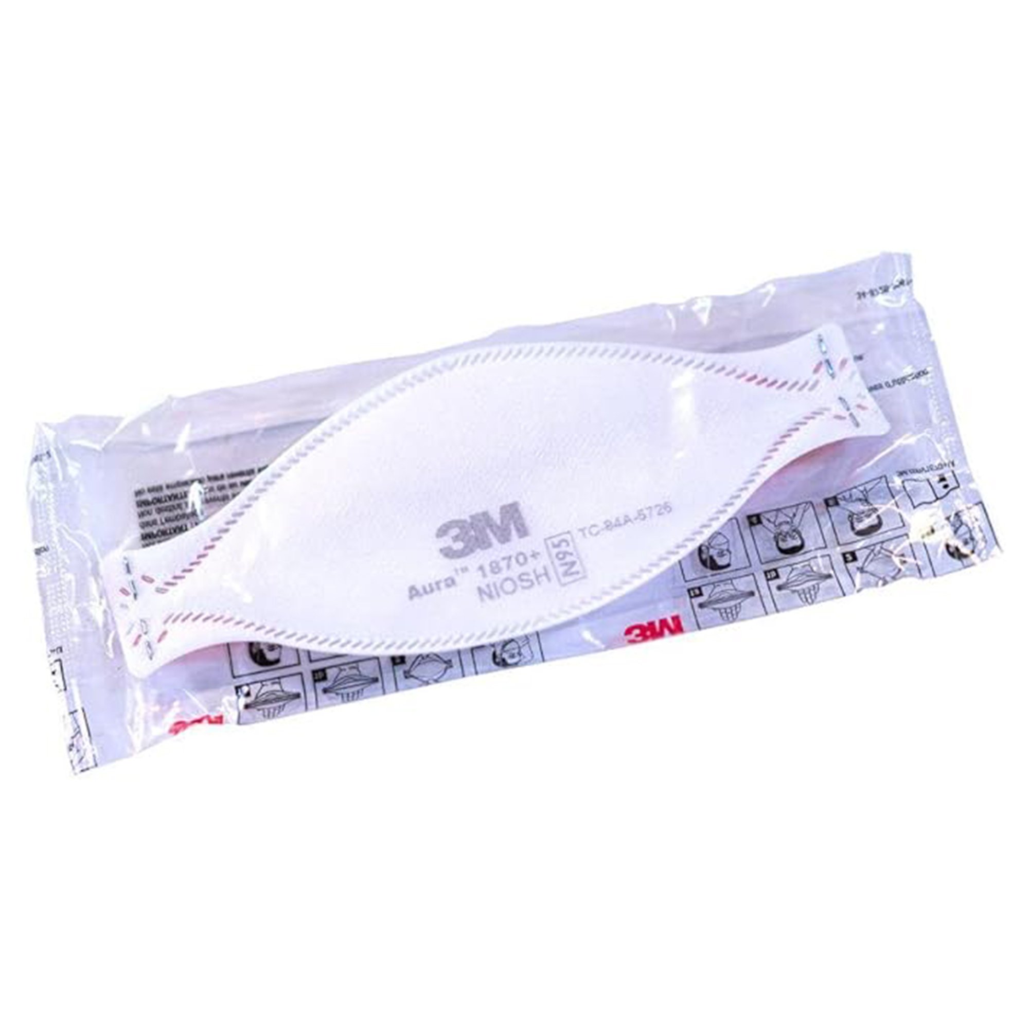 3M Company 1870+ - 3M™ Aura™ N95 Particulate Respirator and Surgical Mask - 20/Box, 240/Case