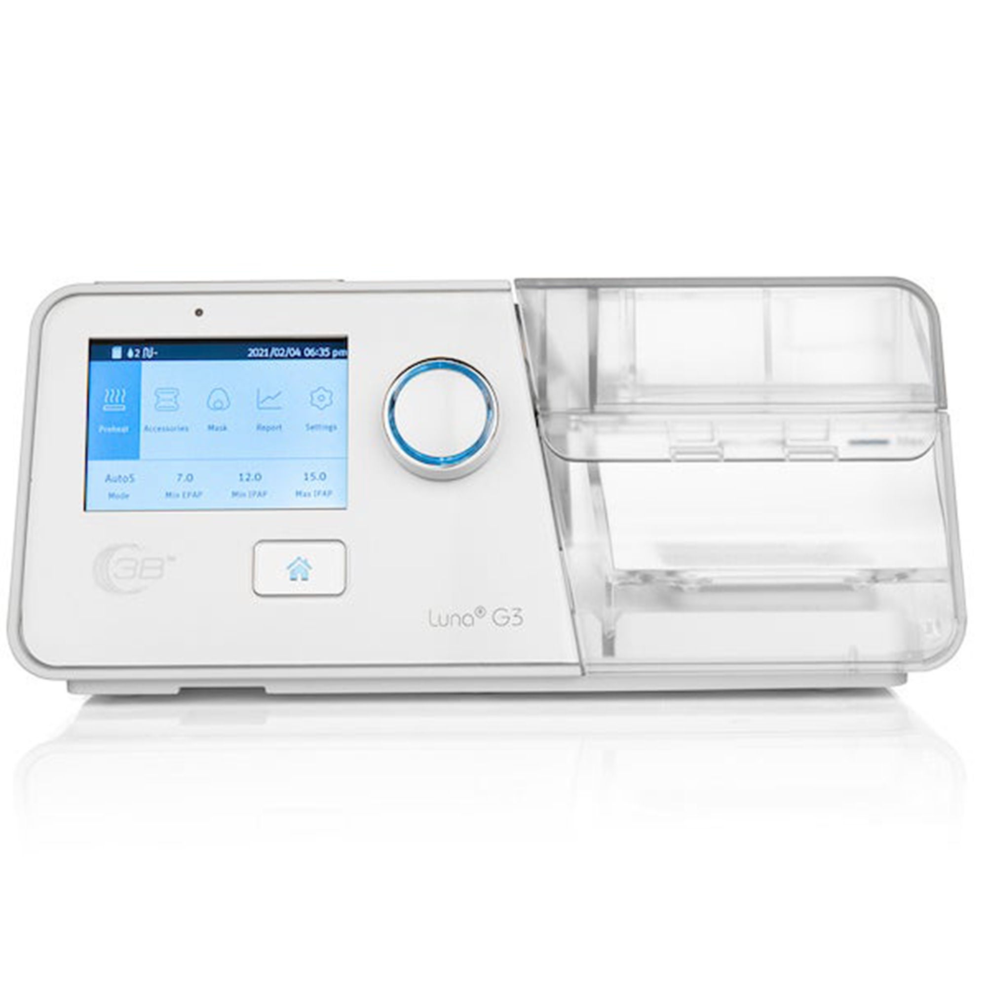 React Health - LG3800 BPAP ST Unit Luna II With Heated Humidifier
