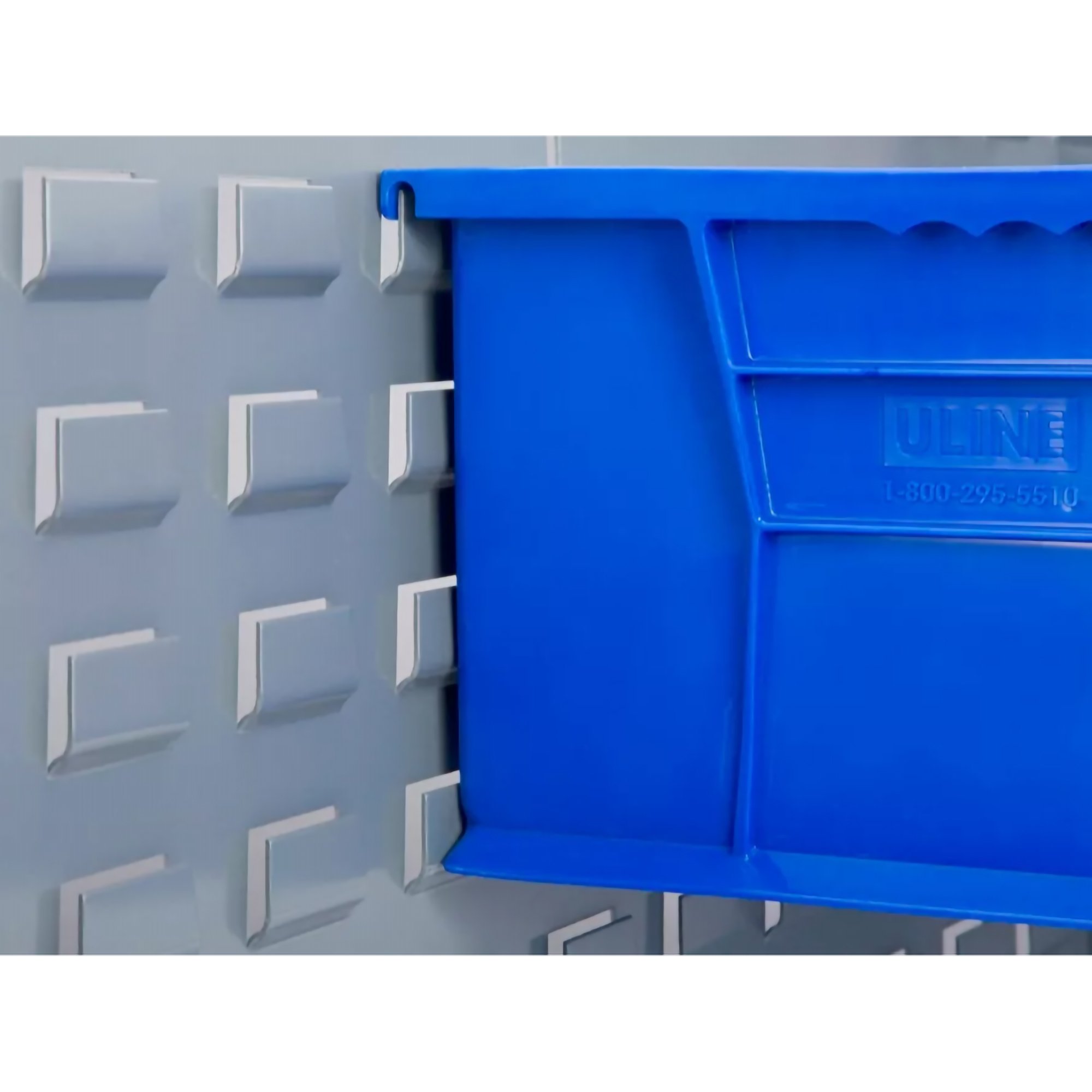 Uline Stackable Storage Bin S-12420BLU by Uline
