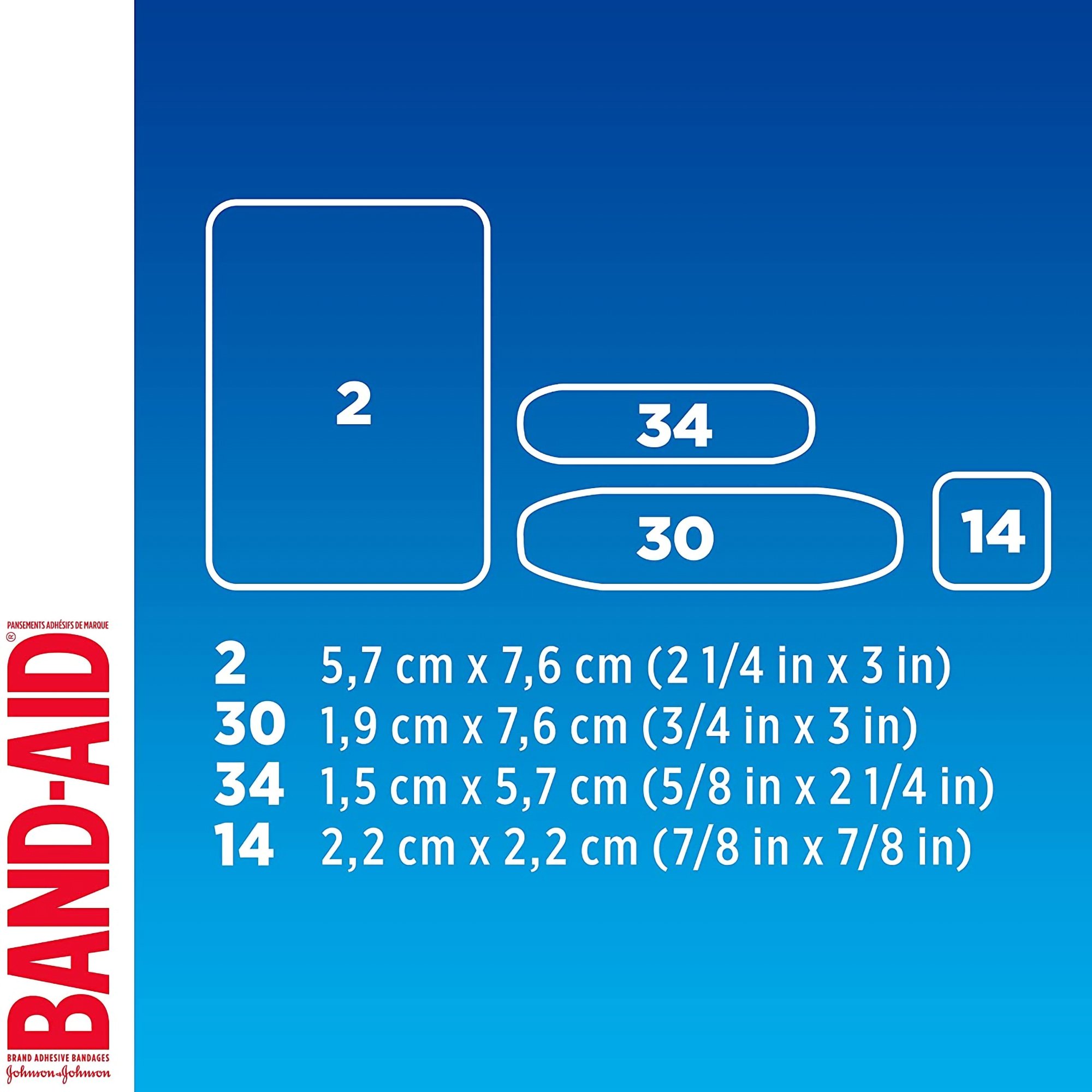 Kenvue Brands LLC 111713400 - Band-Aid® Adhesive Strip, Assorted Sizes - 80/Box, 1920/Case