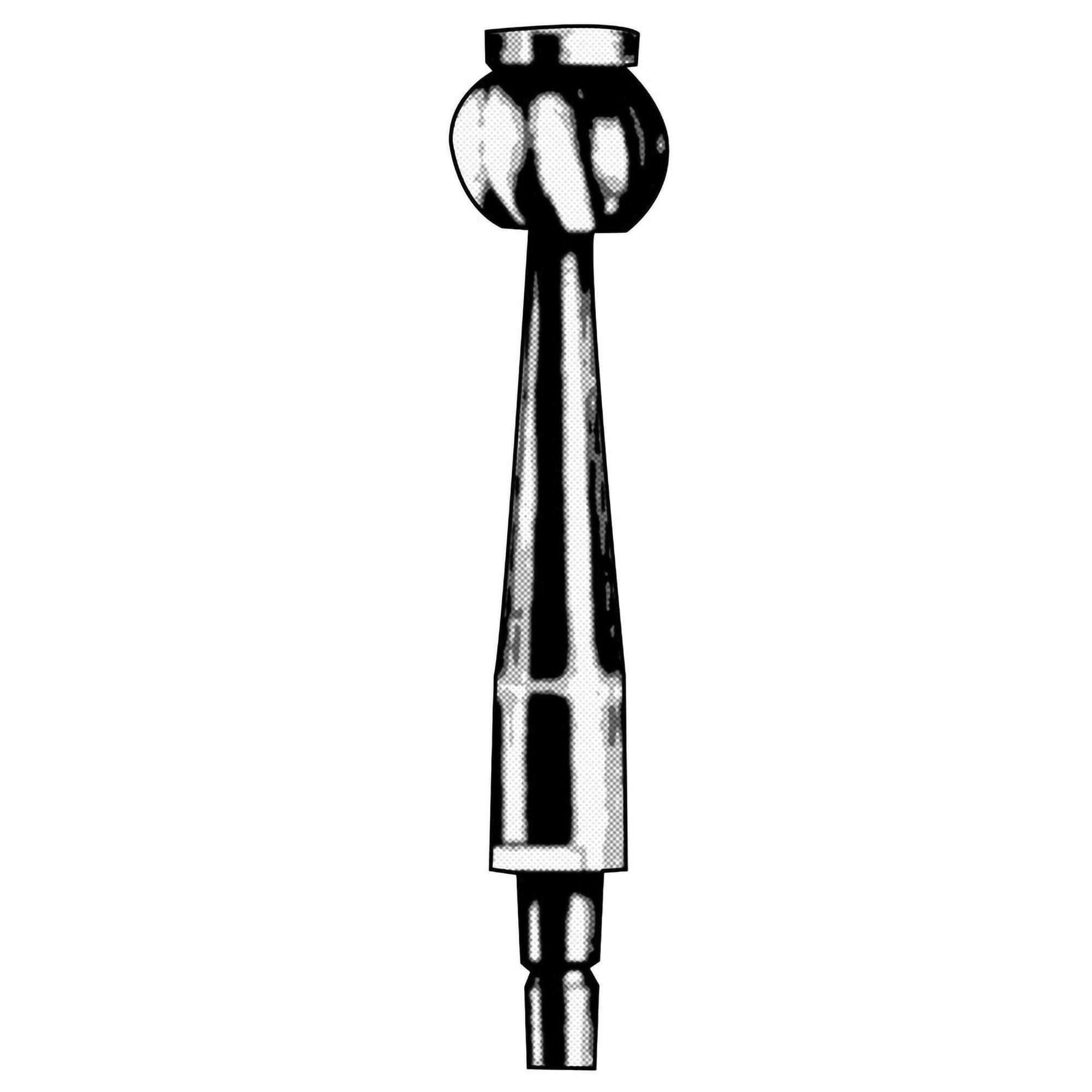 Sklar - 45-2722 Bur 2 mm Diameter Stainless Steel Round Tip