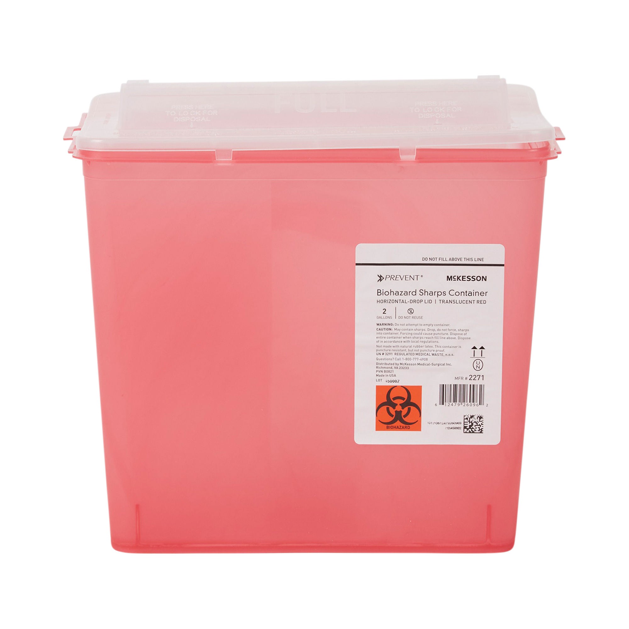 McKesson Brand - 2271 McKesson Prevent® Sharps Container