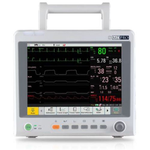 EdanUSA & MDPro - MDPRO4500_WIFI.P Patient Monitor MDPro 4500 Monitoring 3/5 Lead NIBP, Heart Rate, SpO2, Temperature Battery Operated