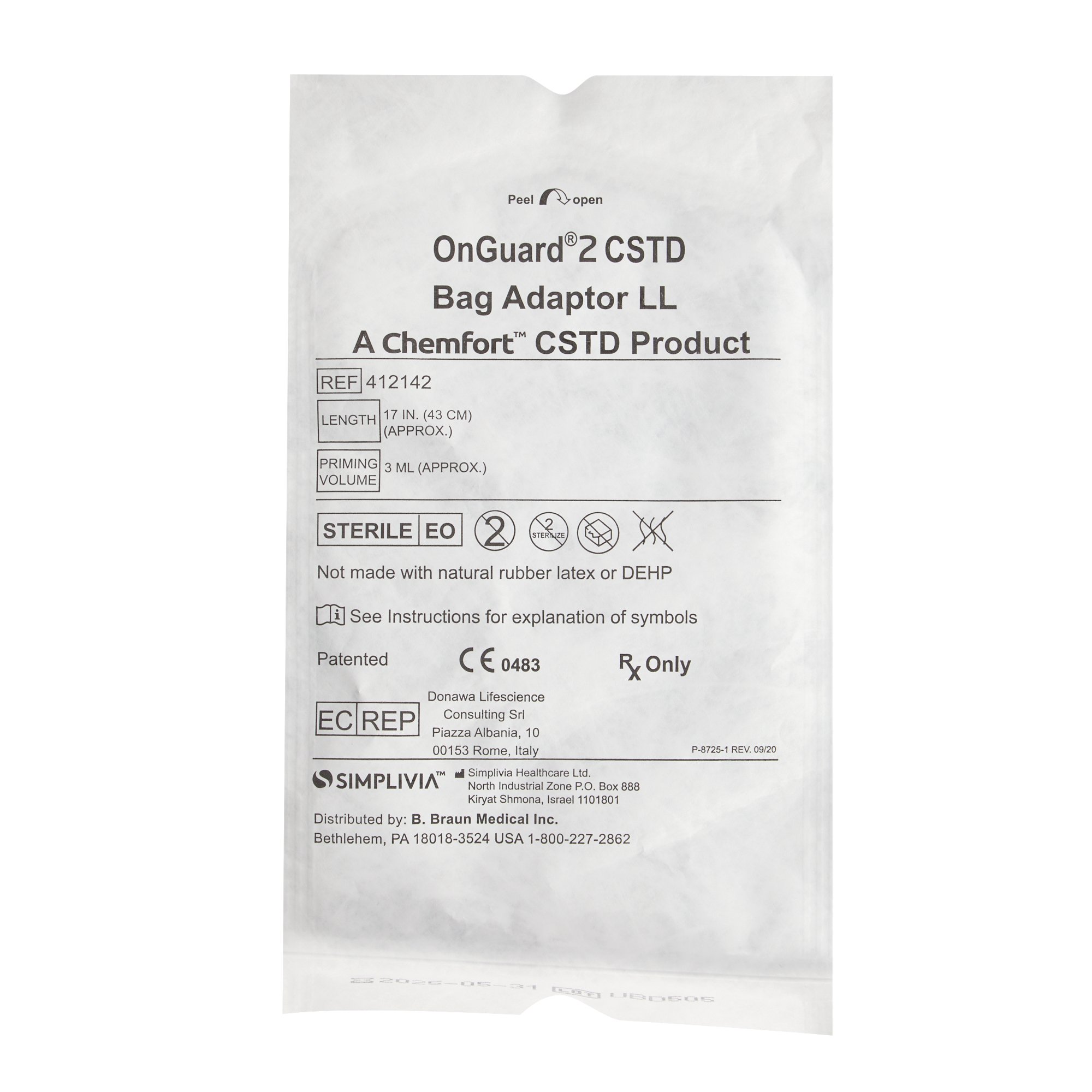 OnGuard 2 IV Connector 412142 by B. Braun