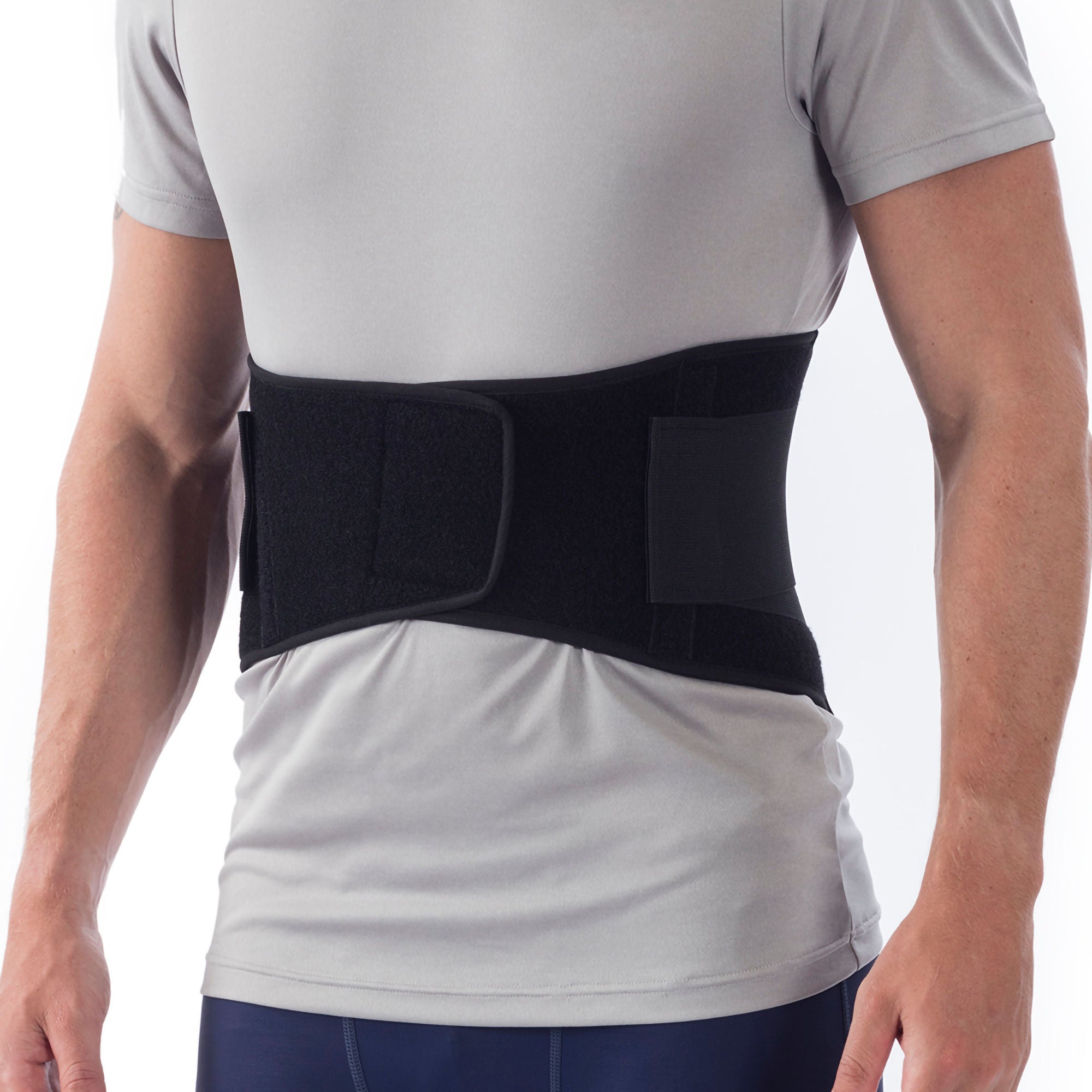 New York Orthopedic - 7100-XL Occupational Back Support NYOrtho Deluxe X-Large Hook and Loop Closure 38 to 42 Inch Waist Circumference 9 Inch Back Height Adult