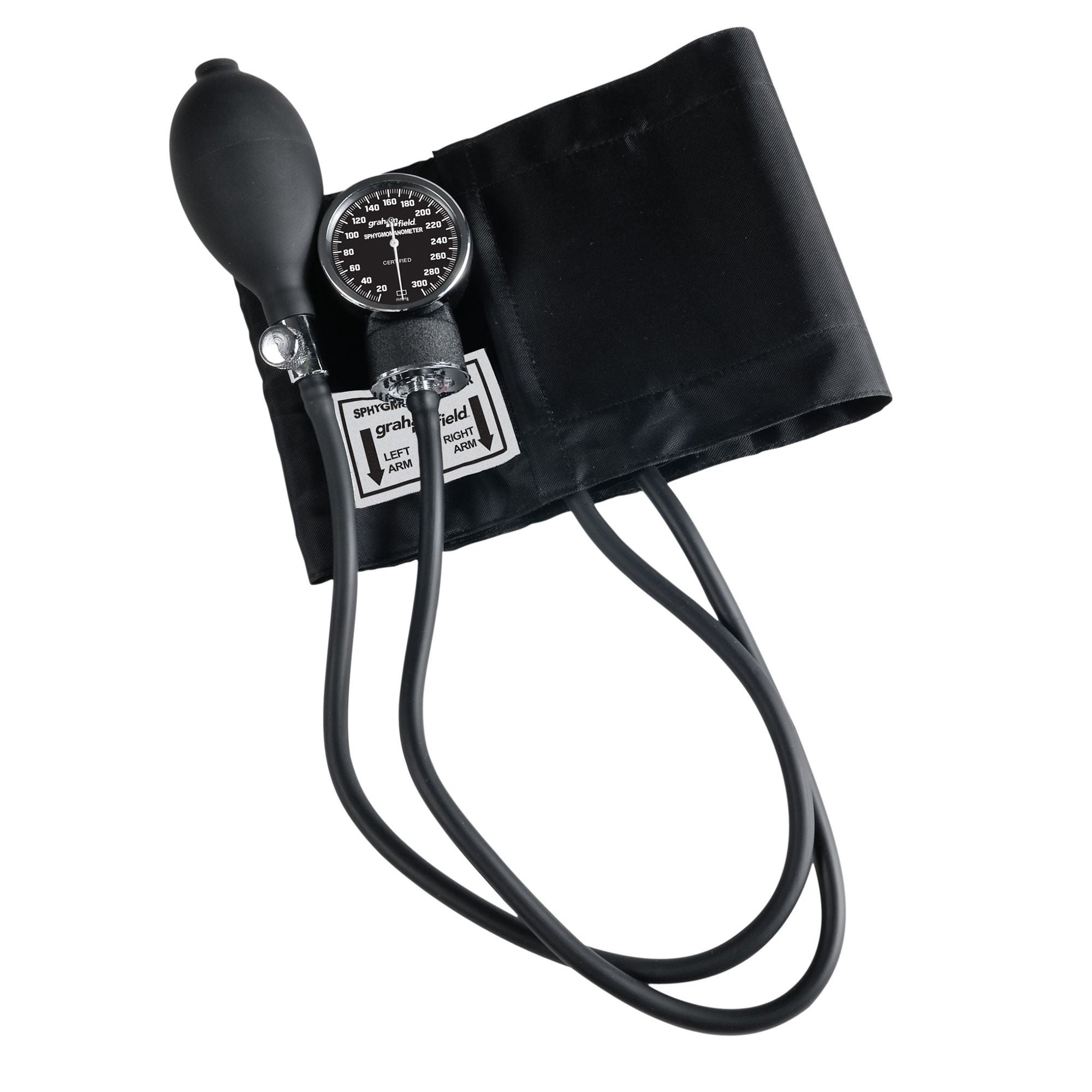 Graham-Field - 200BK-X Aneroid Sphygmomanometer Unit 200 Series Large Adult Cuff Arm Nylon Cuff 33-51 cm Pocket Aneroid