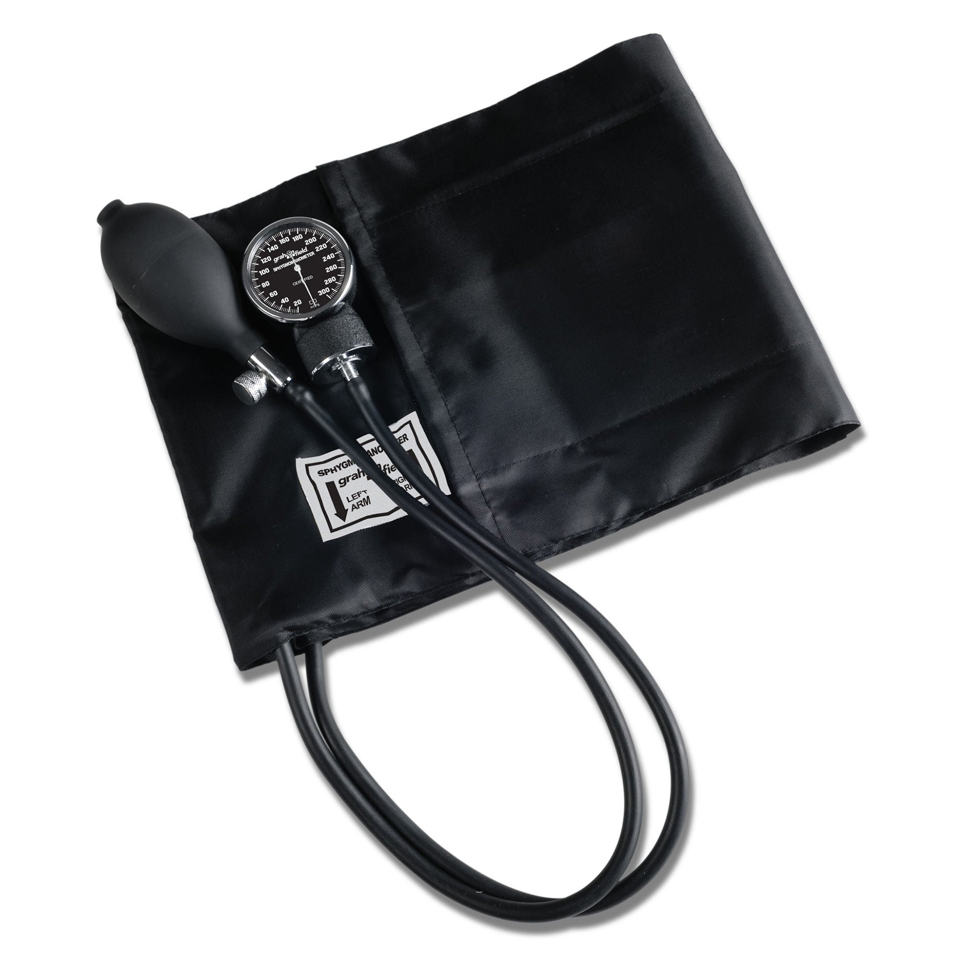 Graham-Field - 200BK-C Aneroid Sphygmomanometer Unit 200 Series Pediatric Cuff Arm Nylon Cuff 10 - 34 cm Pocket Aneroid