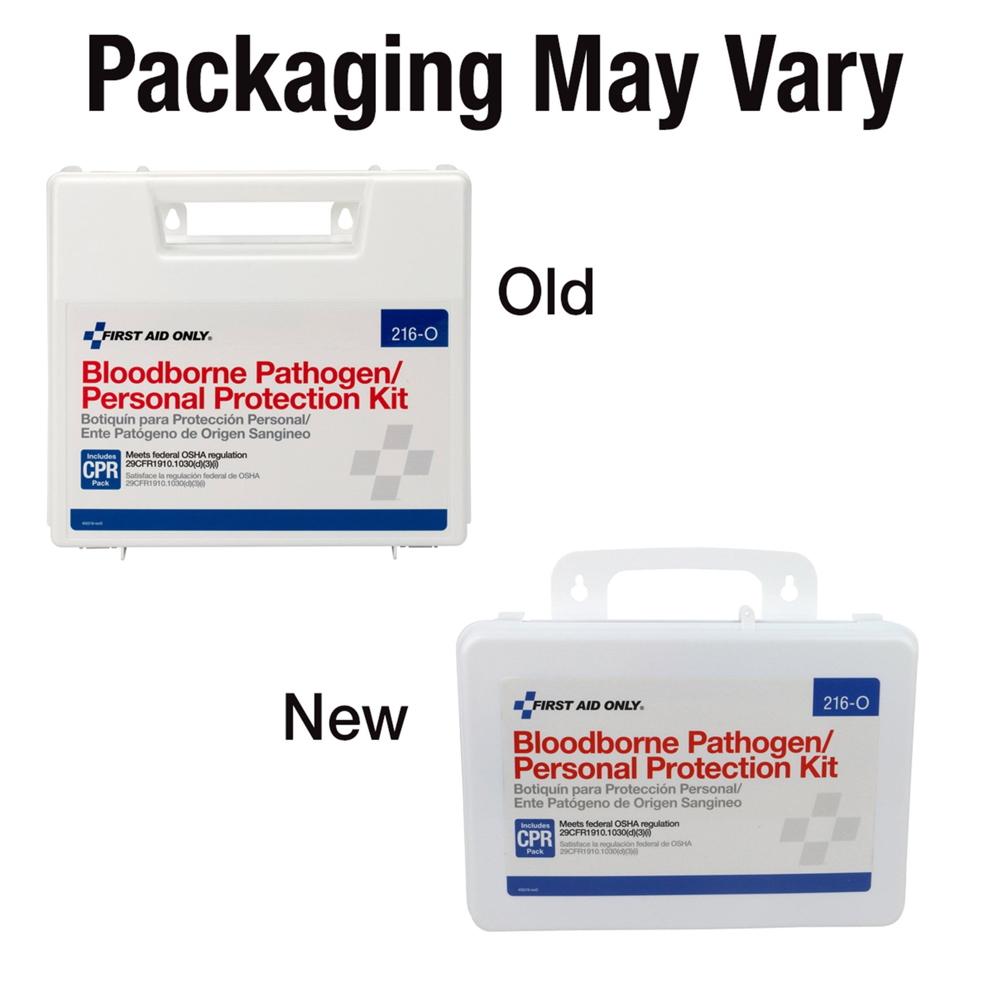 First Aid Only Bloodborne Pathogen Spill Clean Up / Personal Protection With CPR Pack Kit 216-O by Acme United