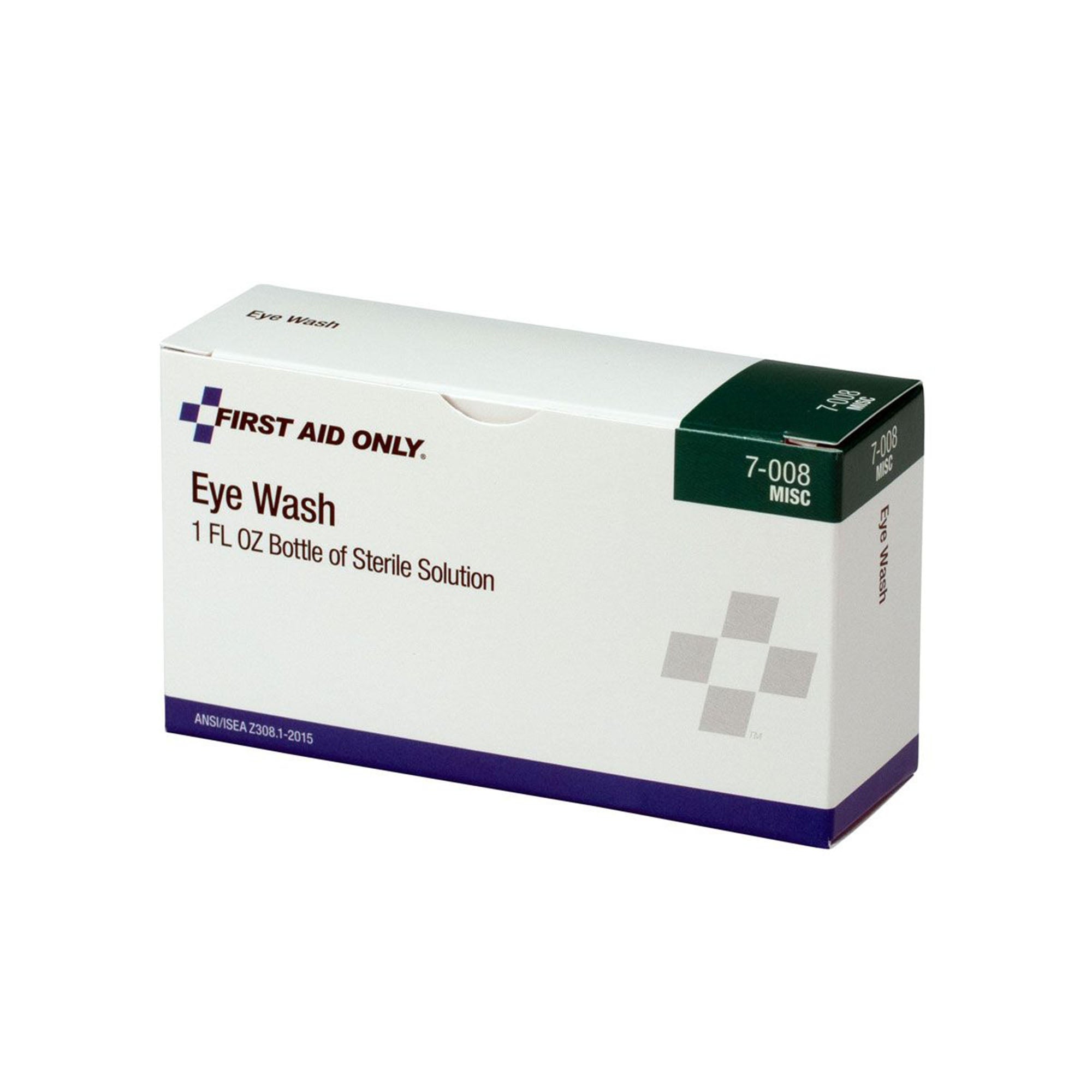 Acme United - 7-008-001 Eyewash Solution First Aid Only® 1 oz. Dropper Bottle