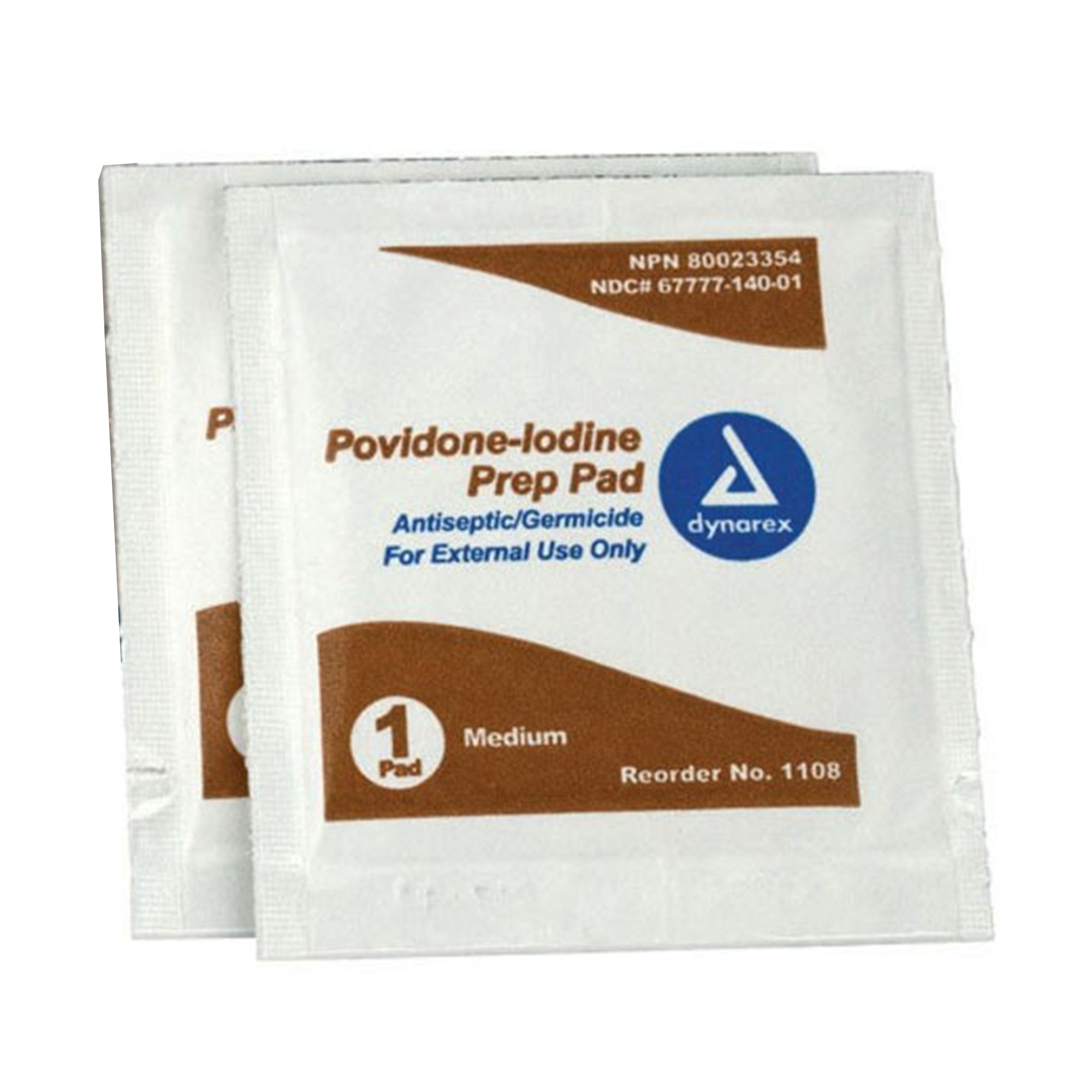 Acme United 12-015-004 - First Aid Only Povidone Iodine Antiseptic Wipes - 1/Box, 60/Case