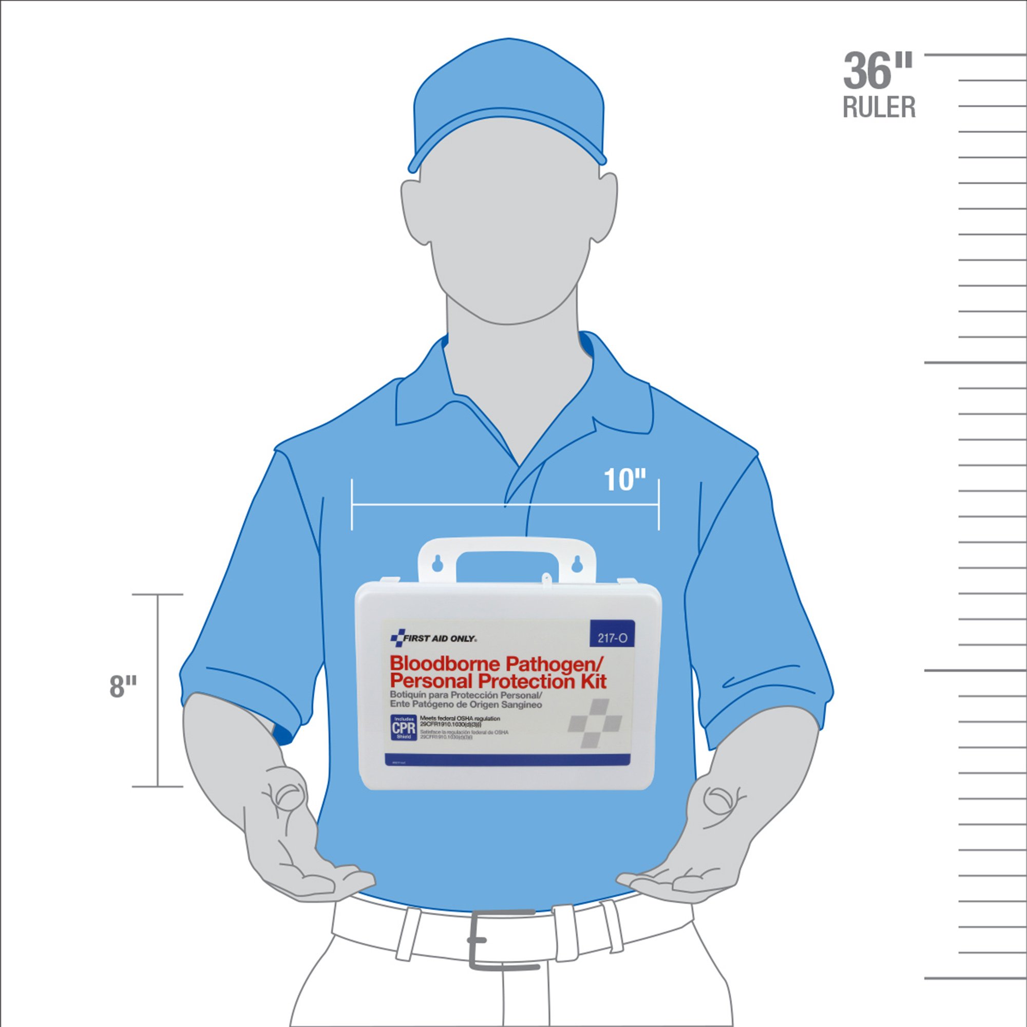 First Aid Only Blood Borne Pathogen / Personal Protection Kit 217-O by Acme United