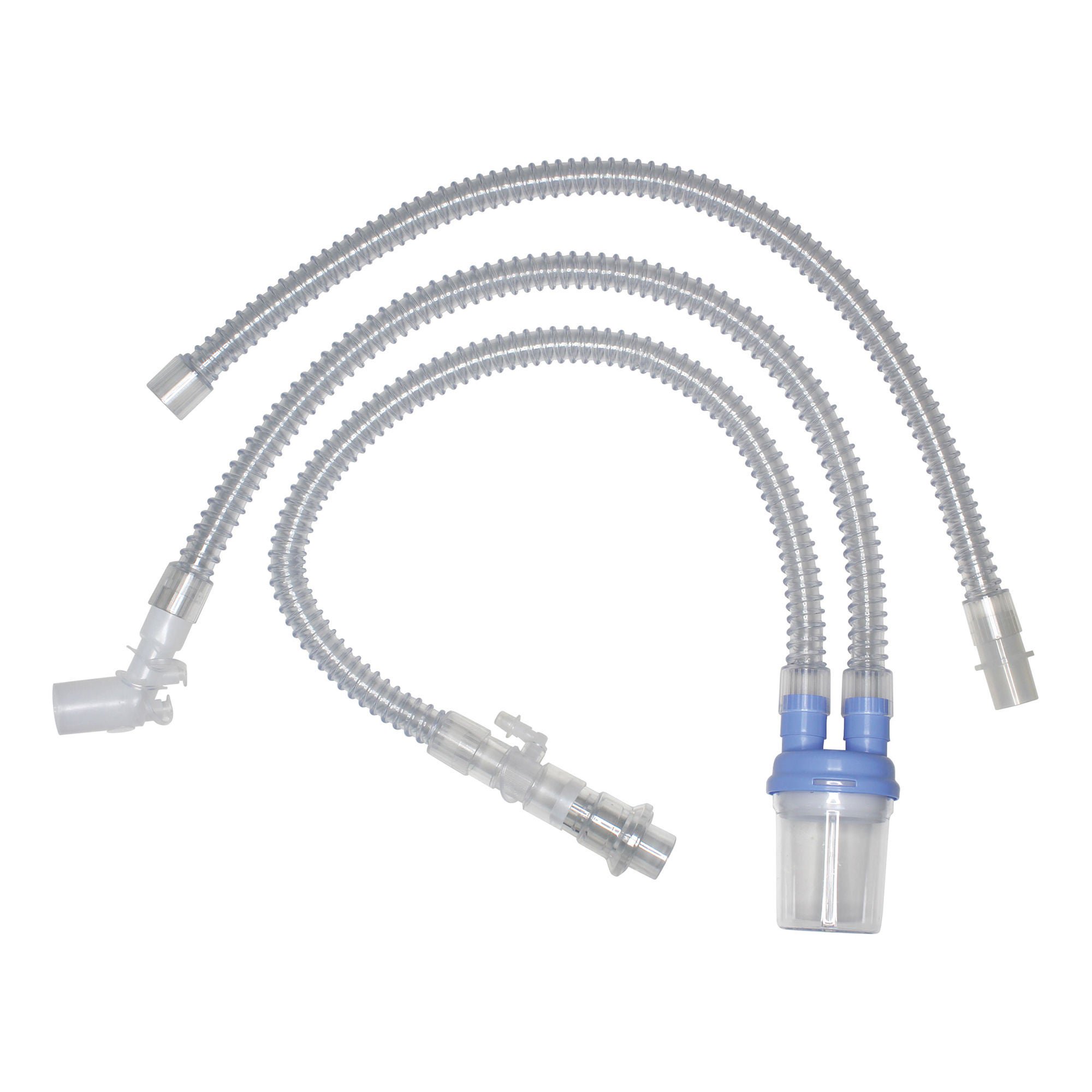 Sunset Healthcare - VC1004P Ventilator Circuit Sunset Healthcare Solutions Corrugated Tube 24 Inch Tube Single Limb Pediatric Without Breathing Bag Single Patient Use