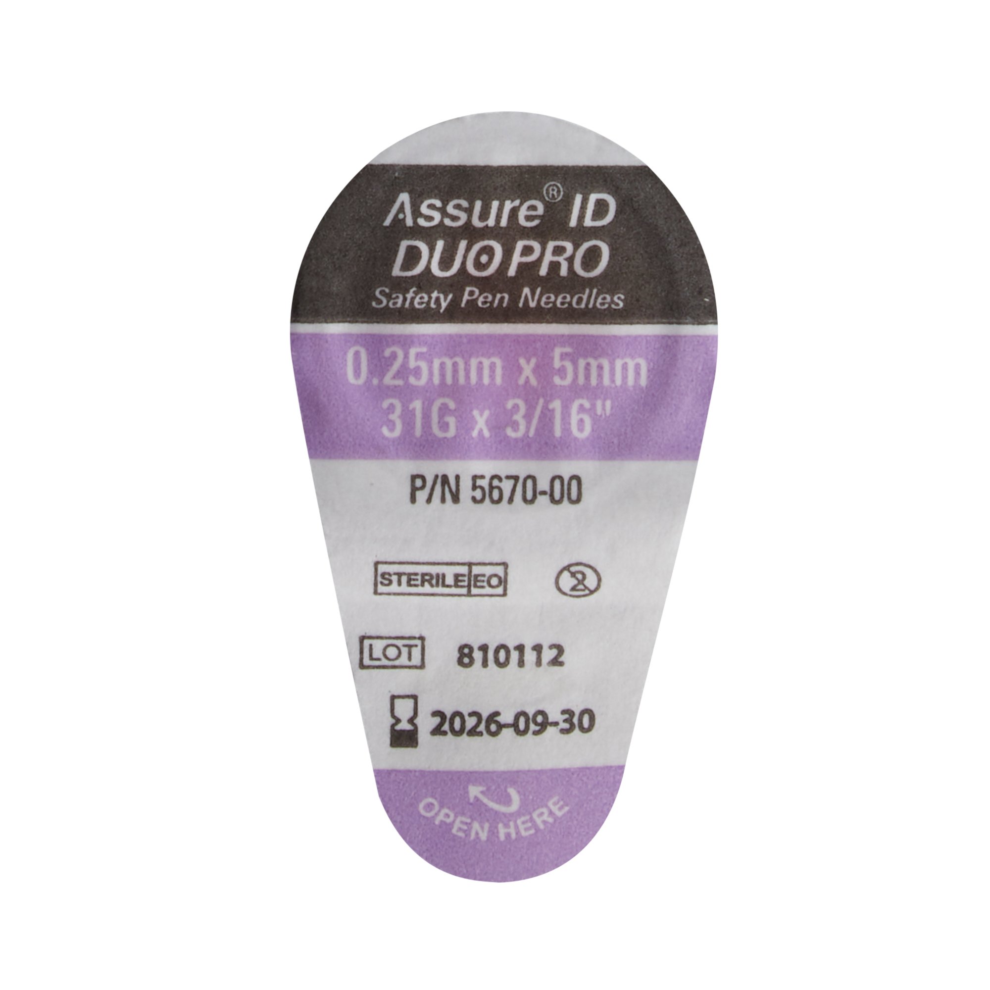 Assure ID DUO Pro Safety Insulin Pen Needle 277531 by Arkray USA