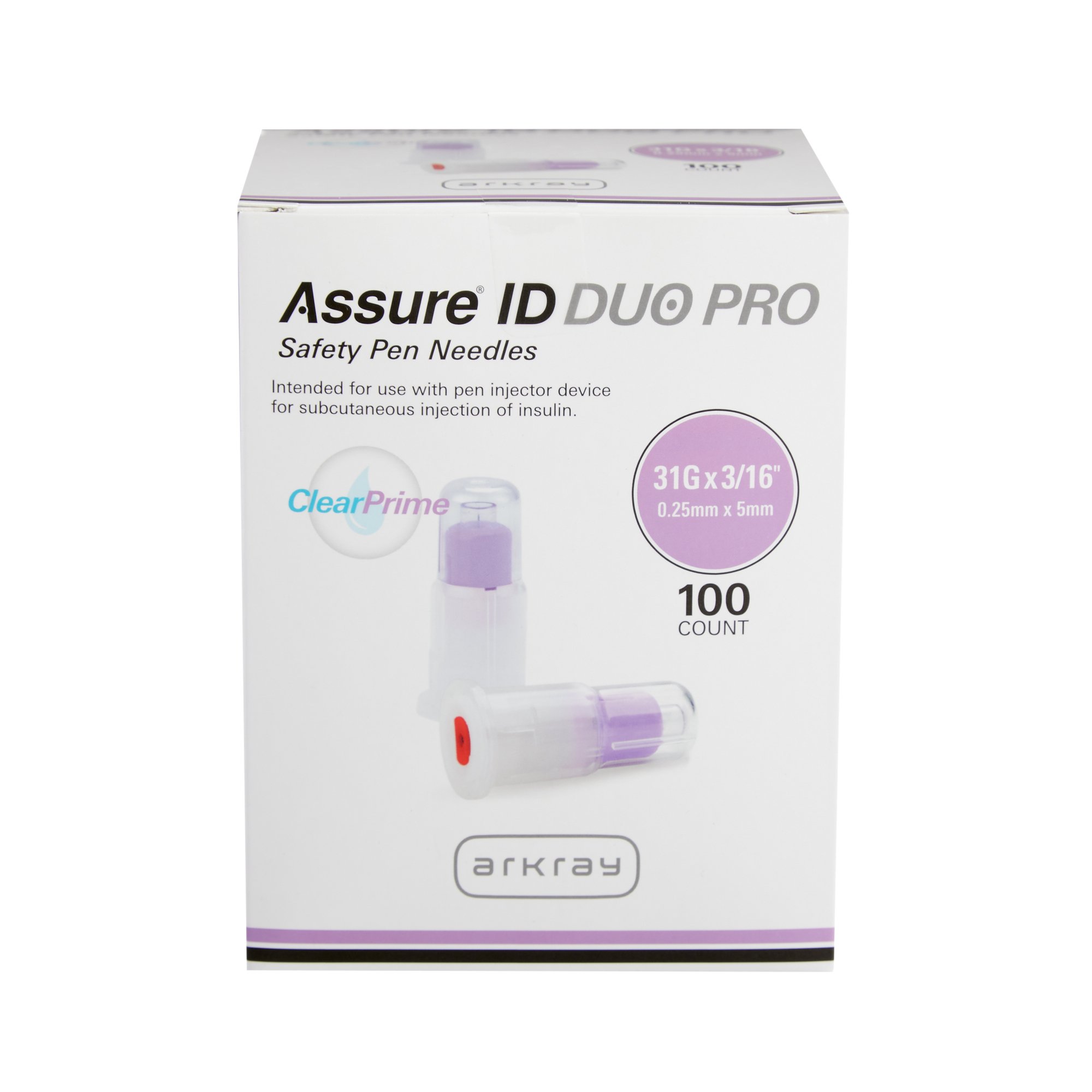 Assure ID DUO Pro Safety Insulin Pen Needle 277531 by Arkray USA