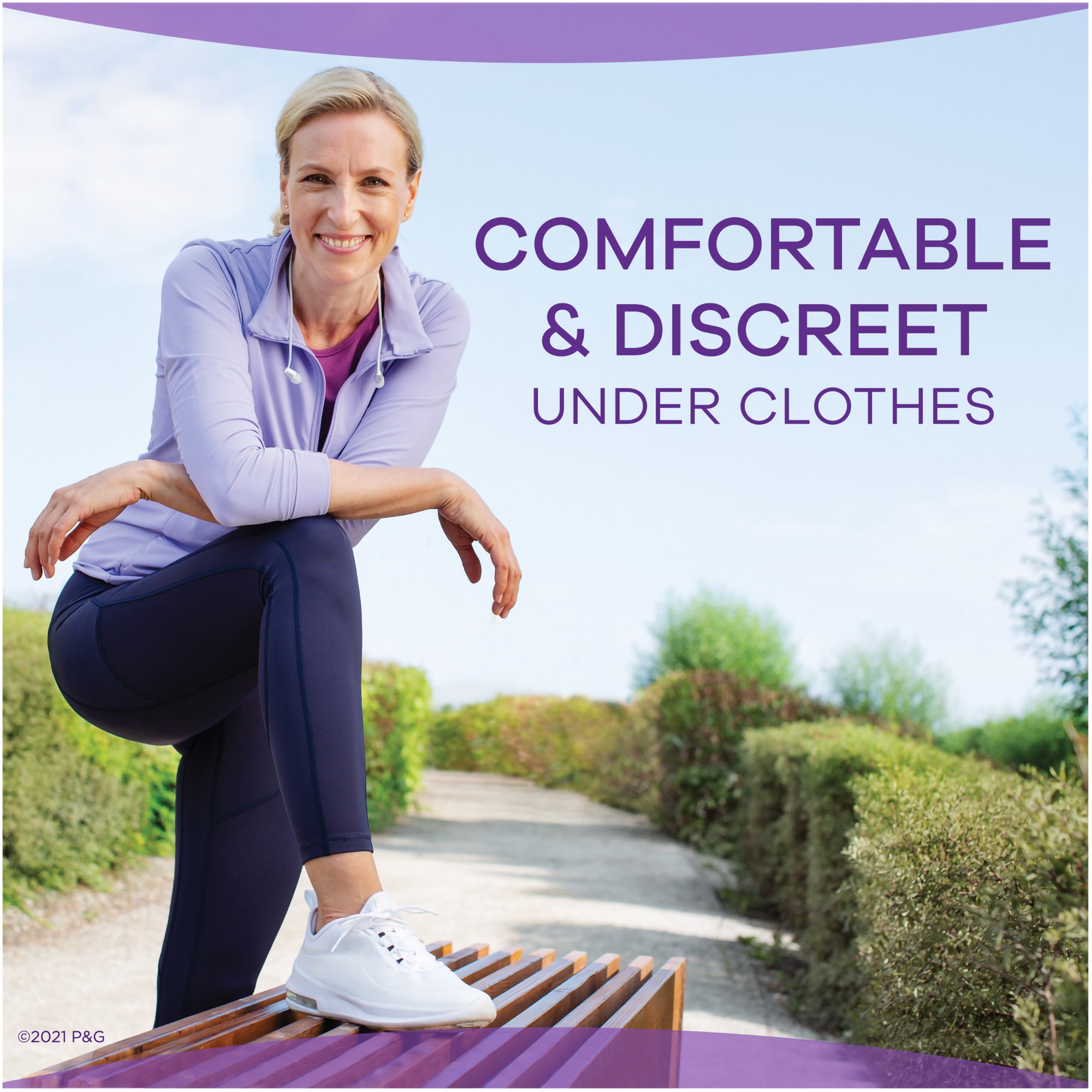Procter & Gamble 00037000904335 - Always® Discreet Bladder Control Pad, Moderate - 20/Pack, 60/Case