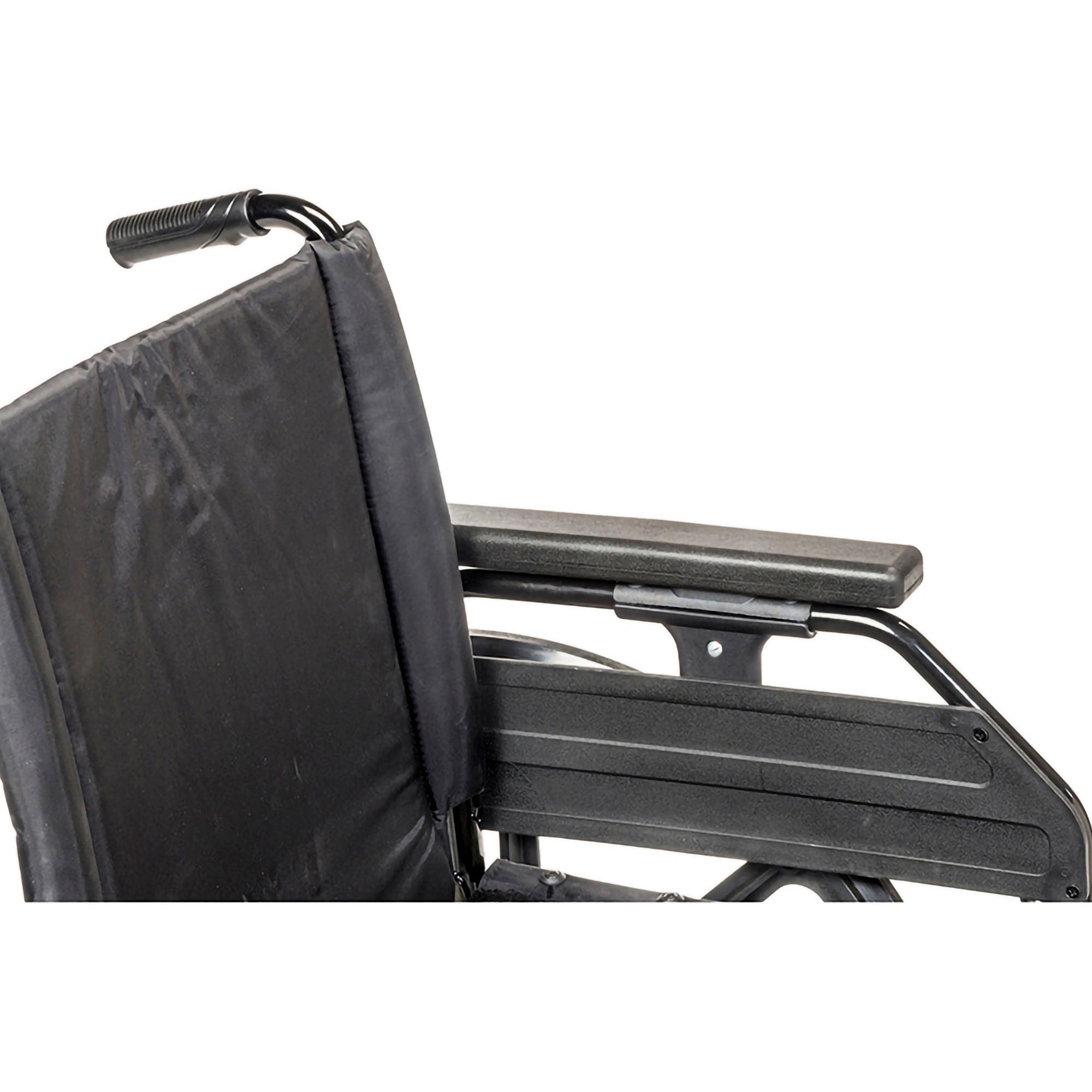 Drive DeVilbiss Healthcare - PLA420FBUARAD-SF Wheelchair drive™ Viper Plus GT Dual Axle Universal Arm Swing-Away Footrest Deep Green Upholstery 20 Inch Seat Width Adult 300 lbs. Weight Capacity