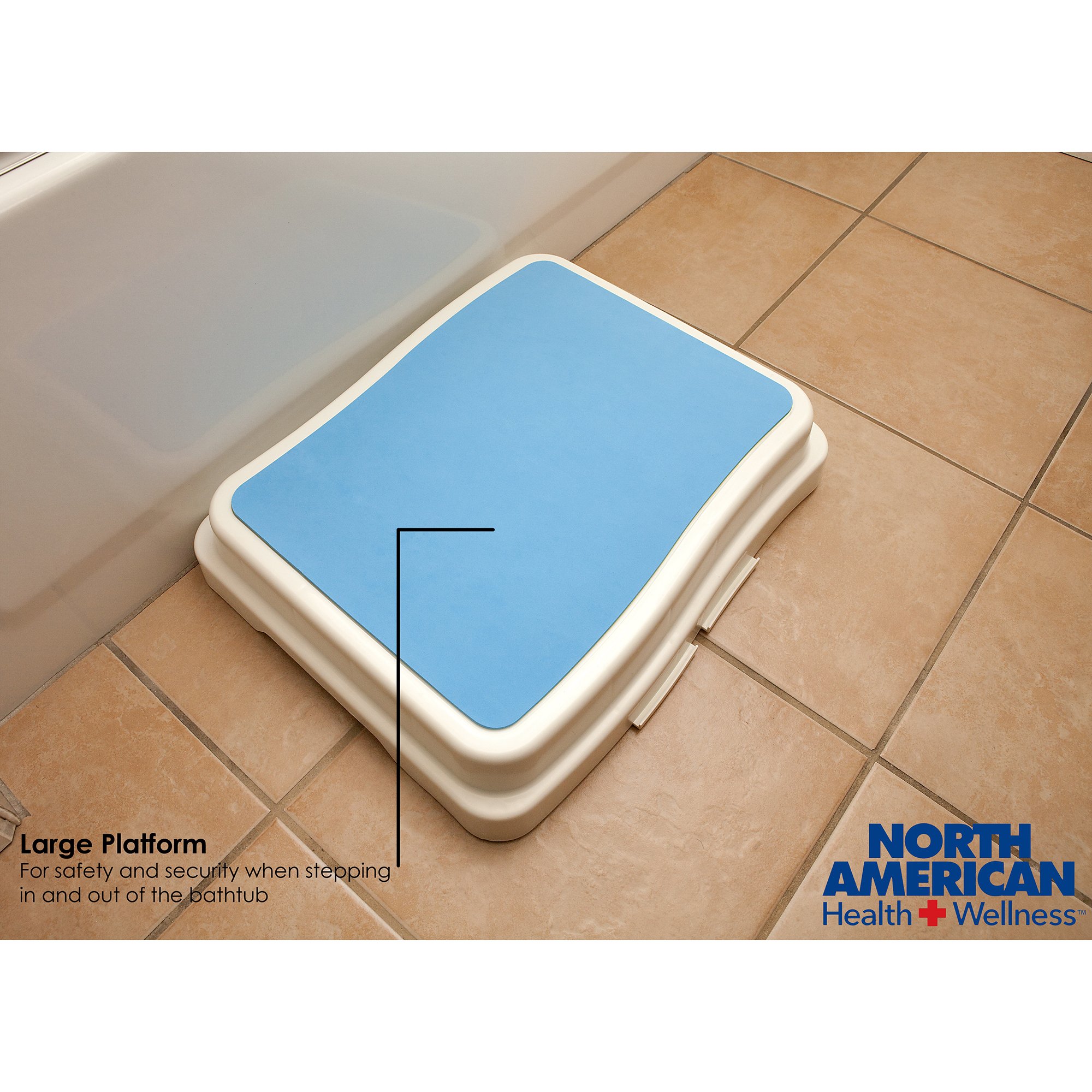 North American Health + Wellness Bath Step Stool JB8423 by Jobar International