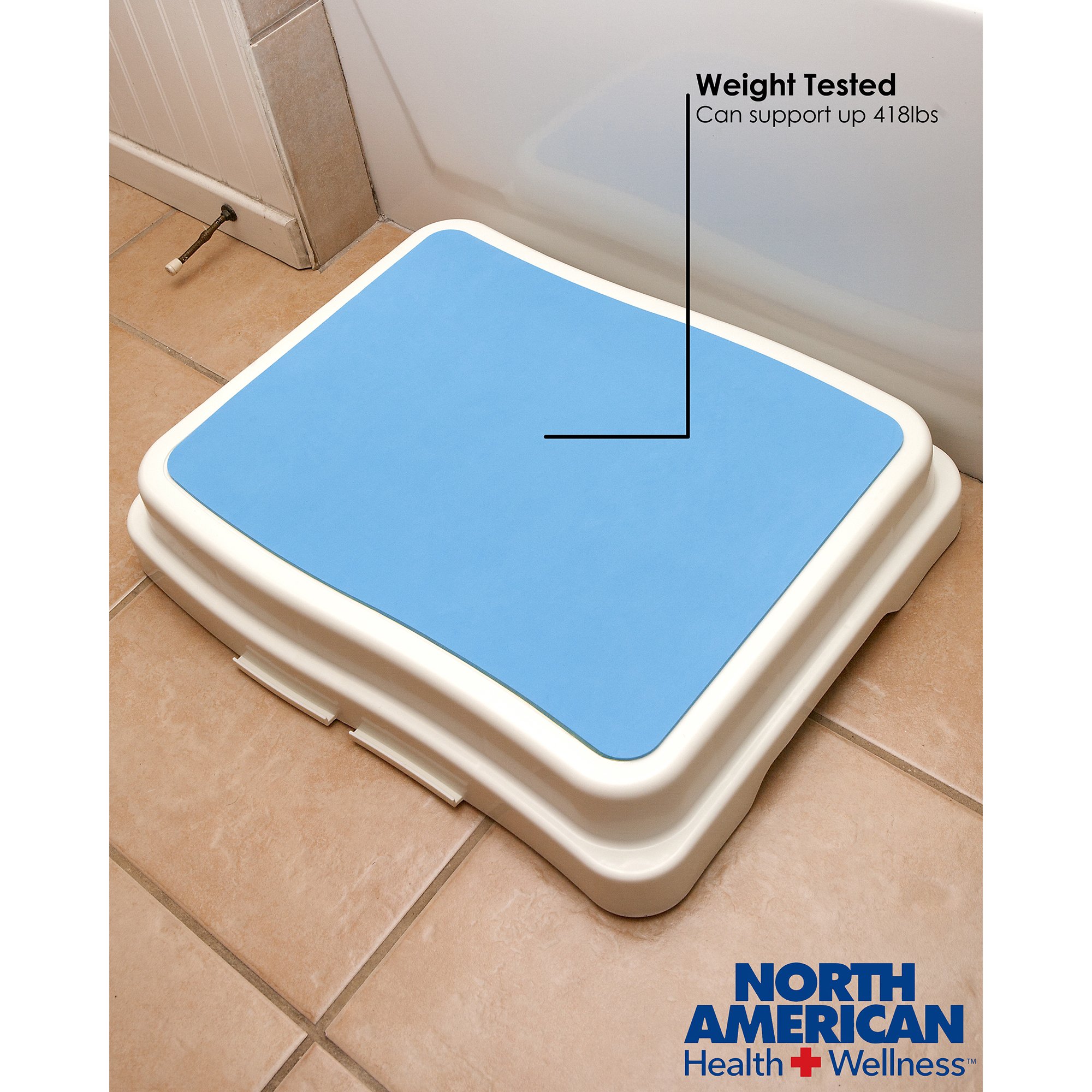 North American Health + Wellness Bath Step Stool JB8423 by Jobar International
