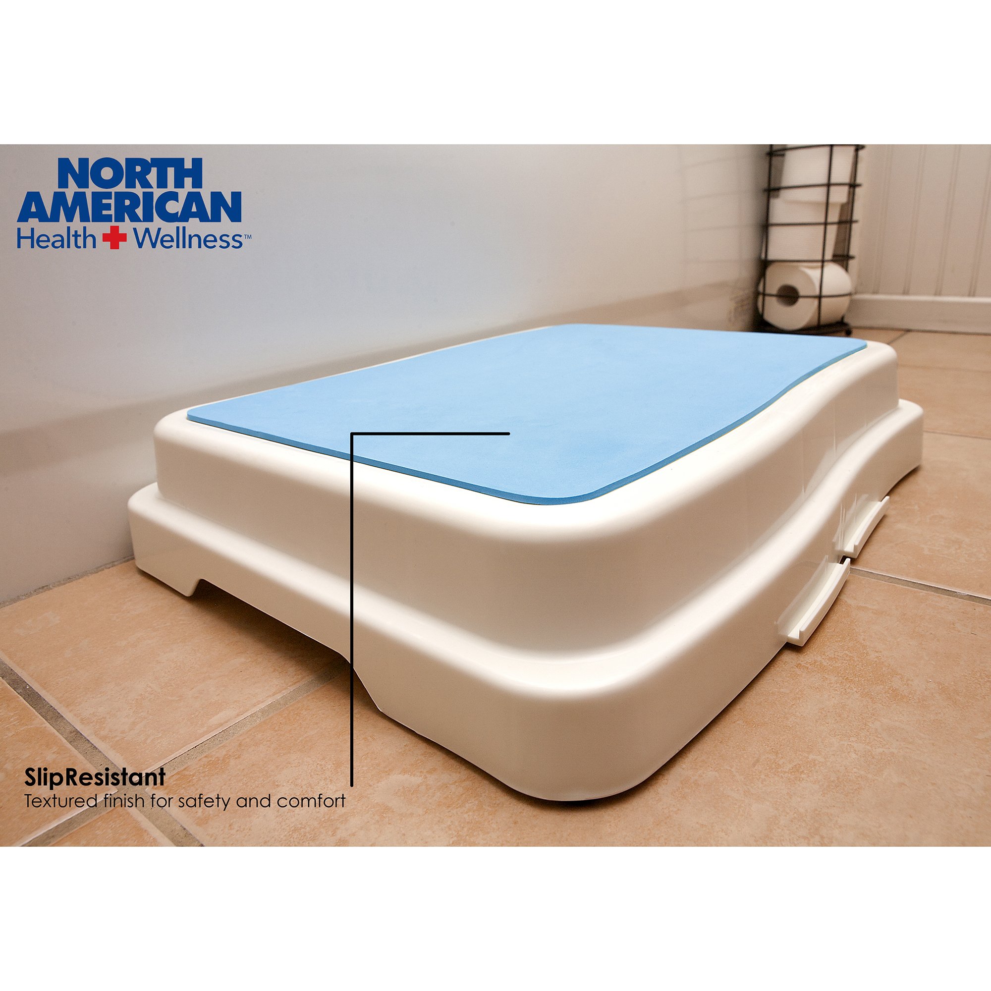 North American Health + Wellness Bath Step Stool JB8423 by Jobar International