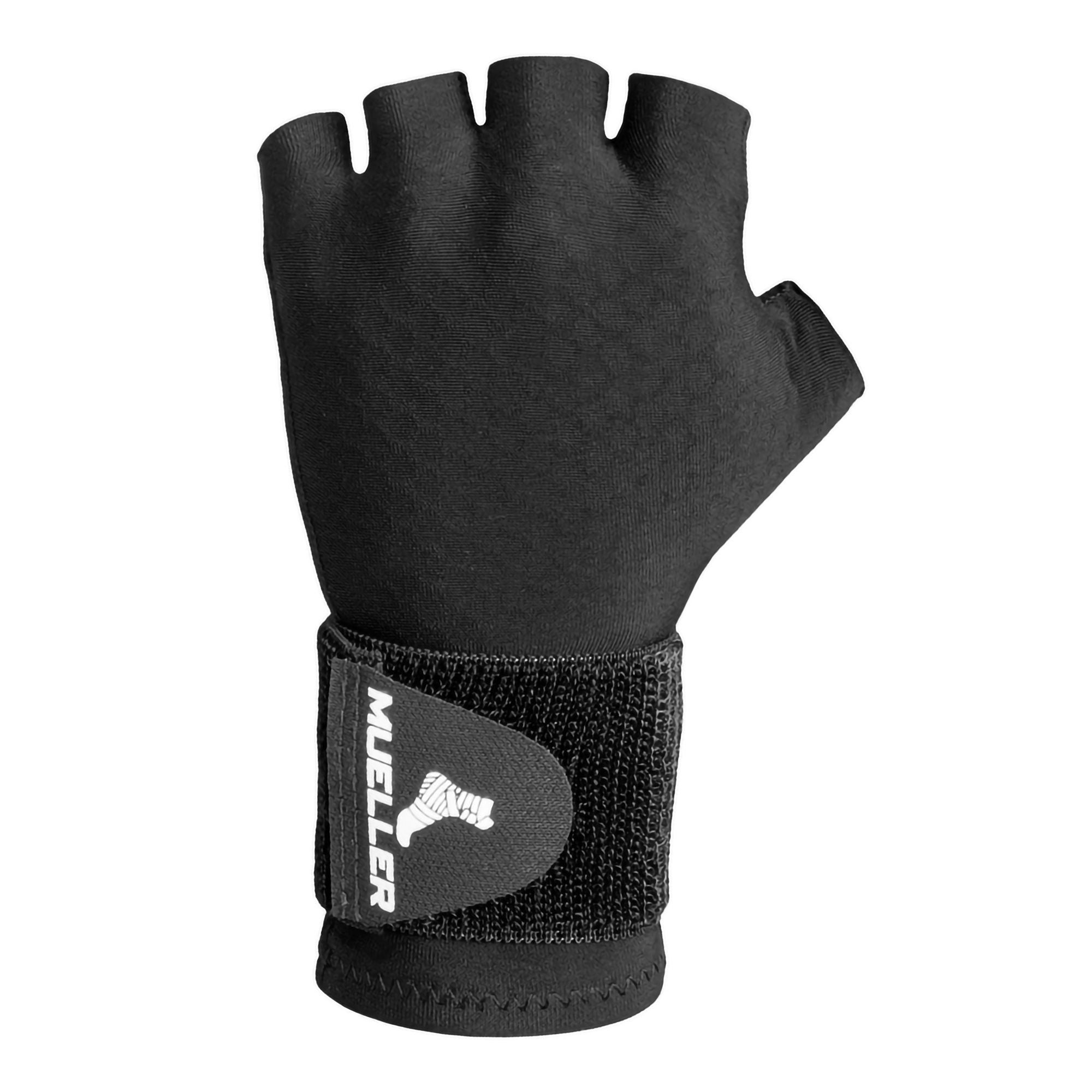 Mueller Sports Medicine - 67987 Compression Glove Mueller® Reversible Open Finger One Size Fits Most Over-the-Wrist Length Ambidextrous