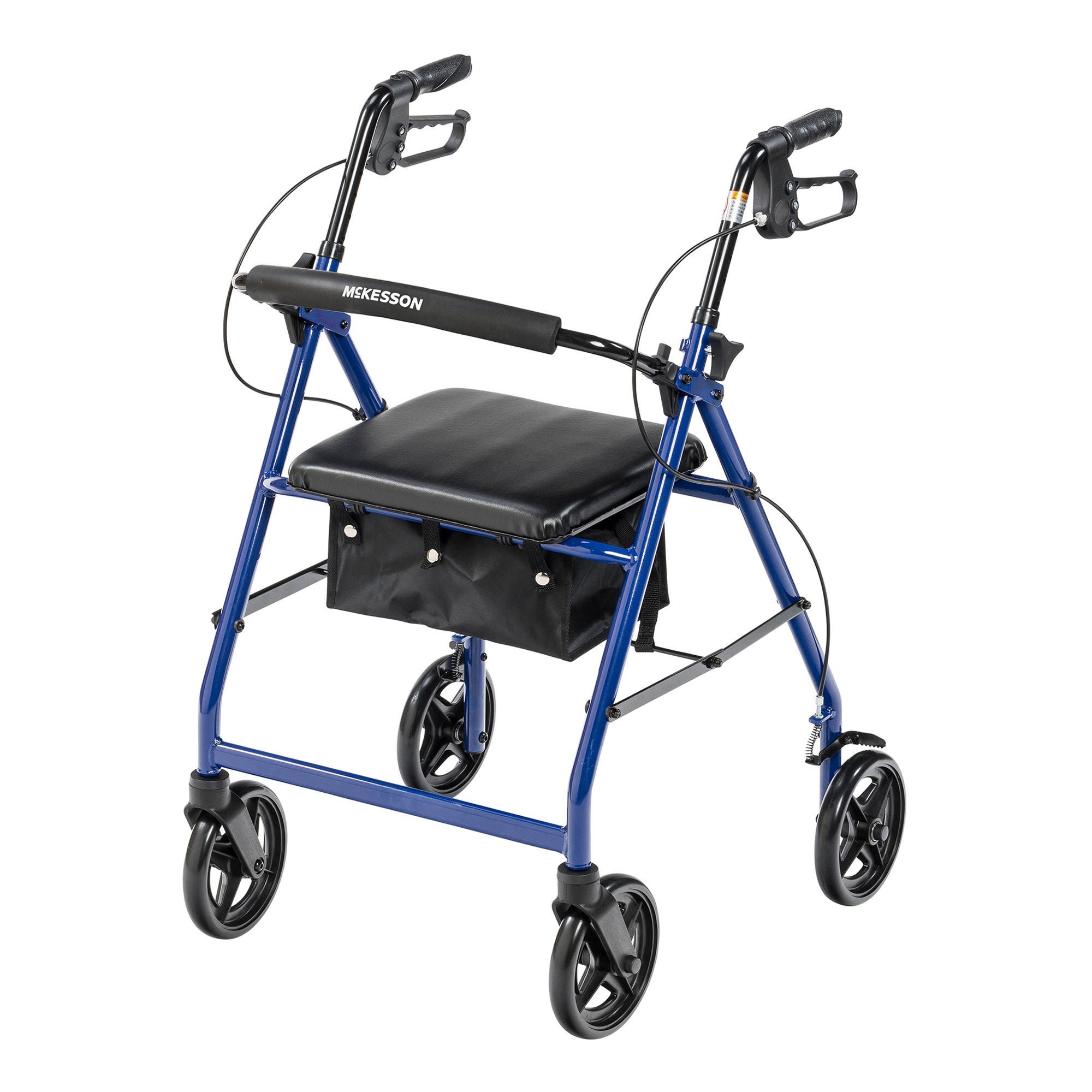 McKesson Brand - 146-R728BL McKesson Blue Four-Wheel Rollator