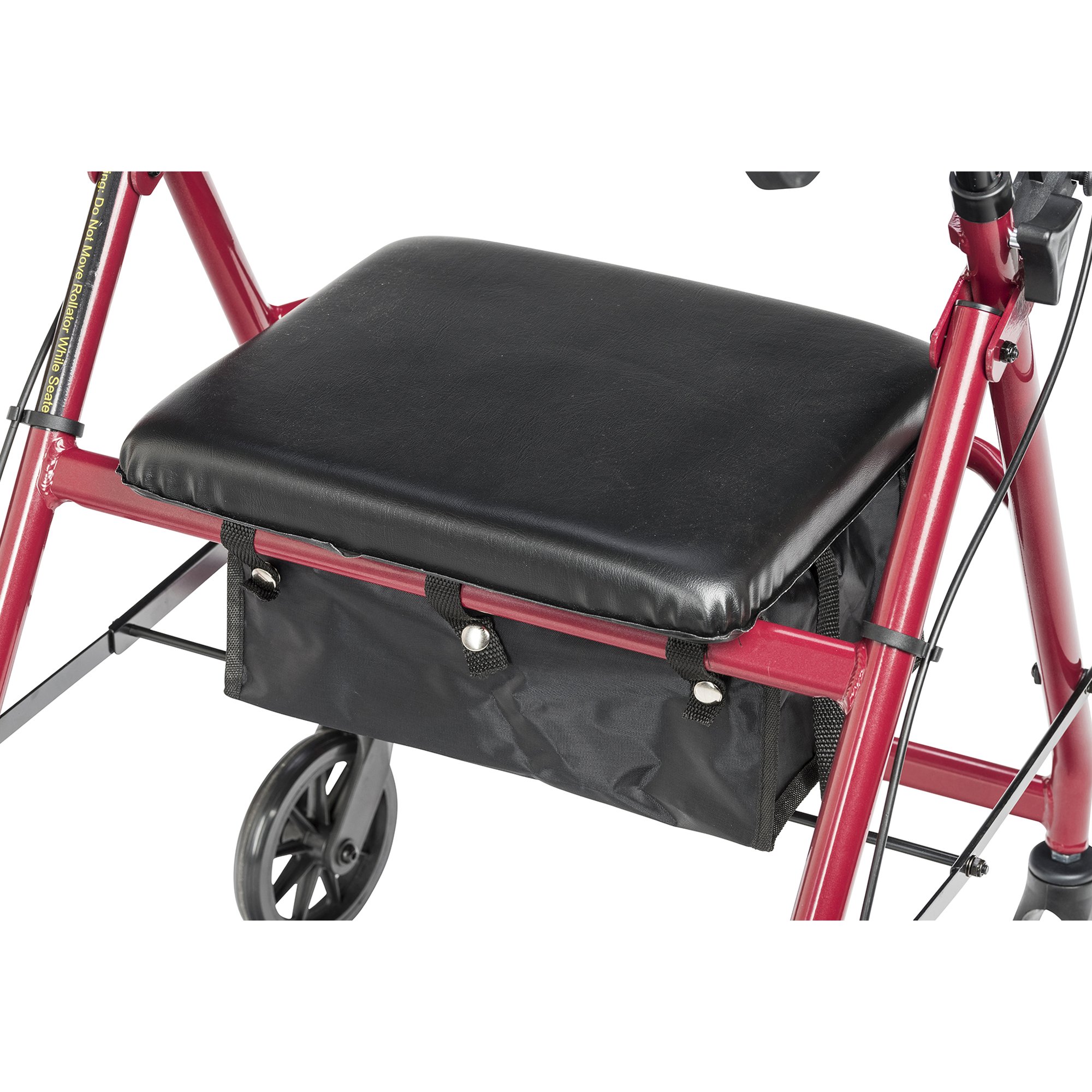 McKesson Brand 146-R728RD - McKesson Red Four-Wheel Rollator - 1/Case