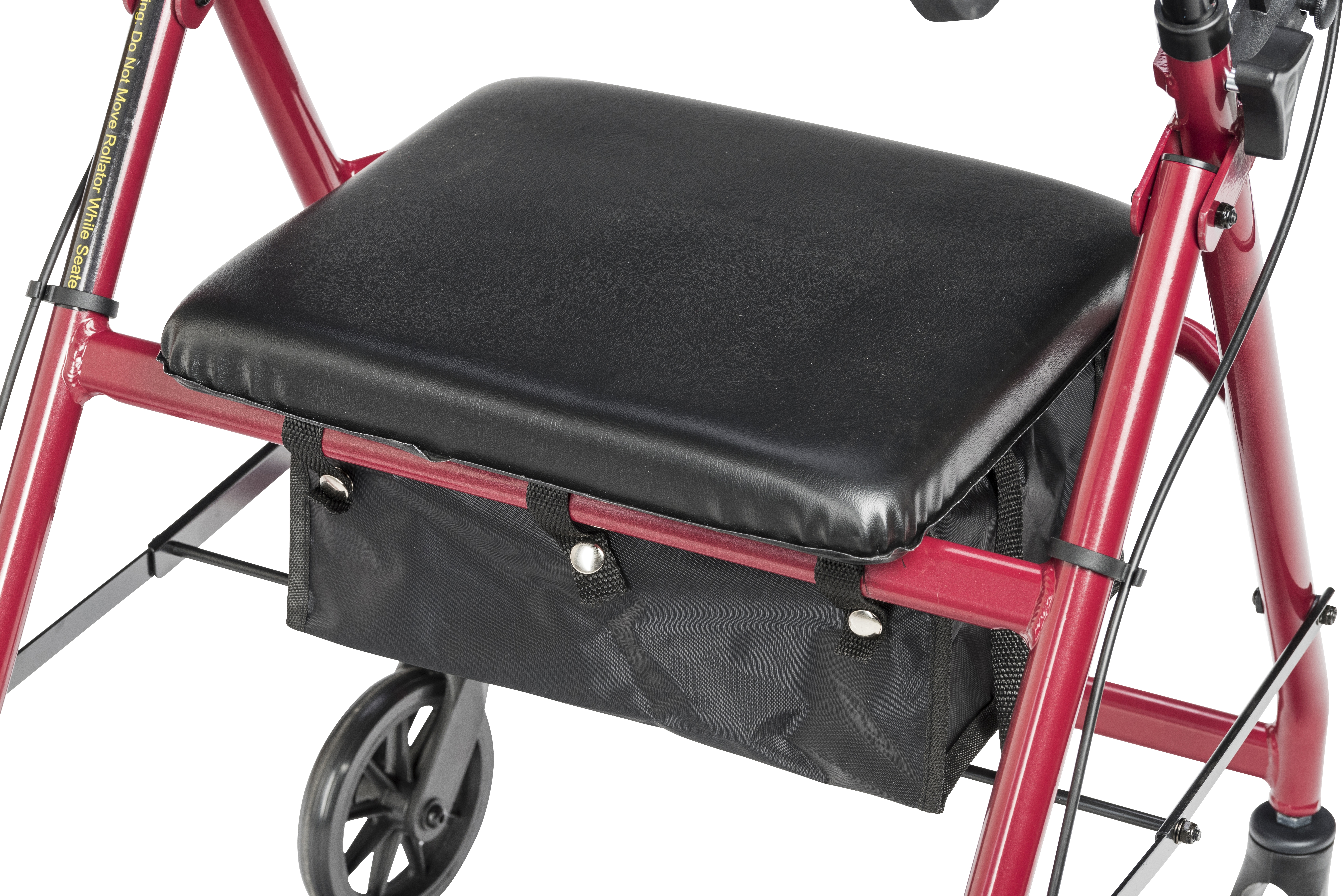 McKesson Brand 146-R728RD - McKesson Red Four-Wheel Rollator - 1/Case