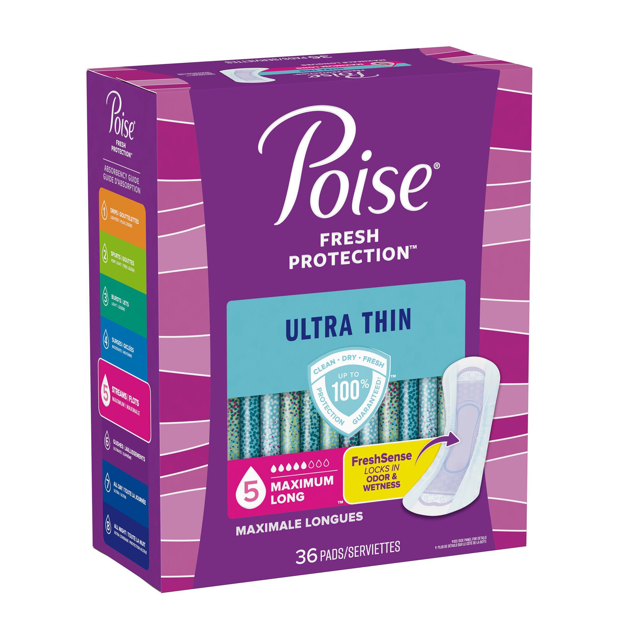 Kimberly Clark - 54352 Poise® Fresh Protection™ Ultra Thin Pads