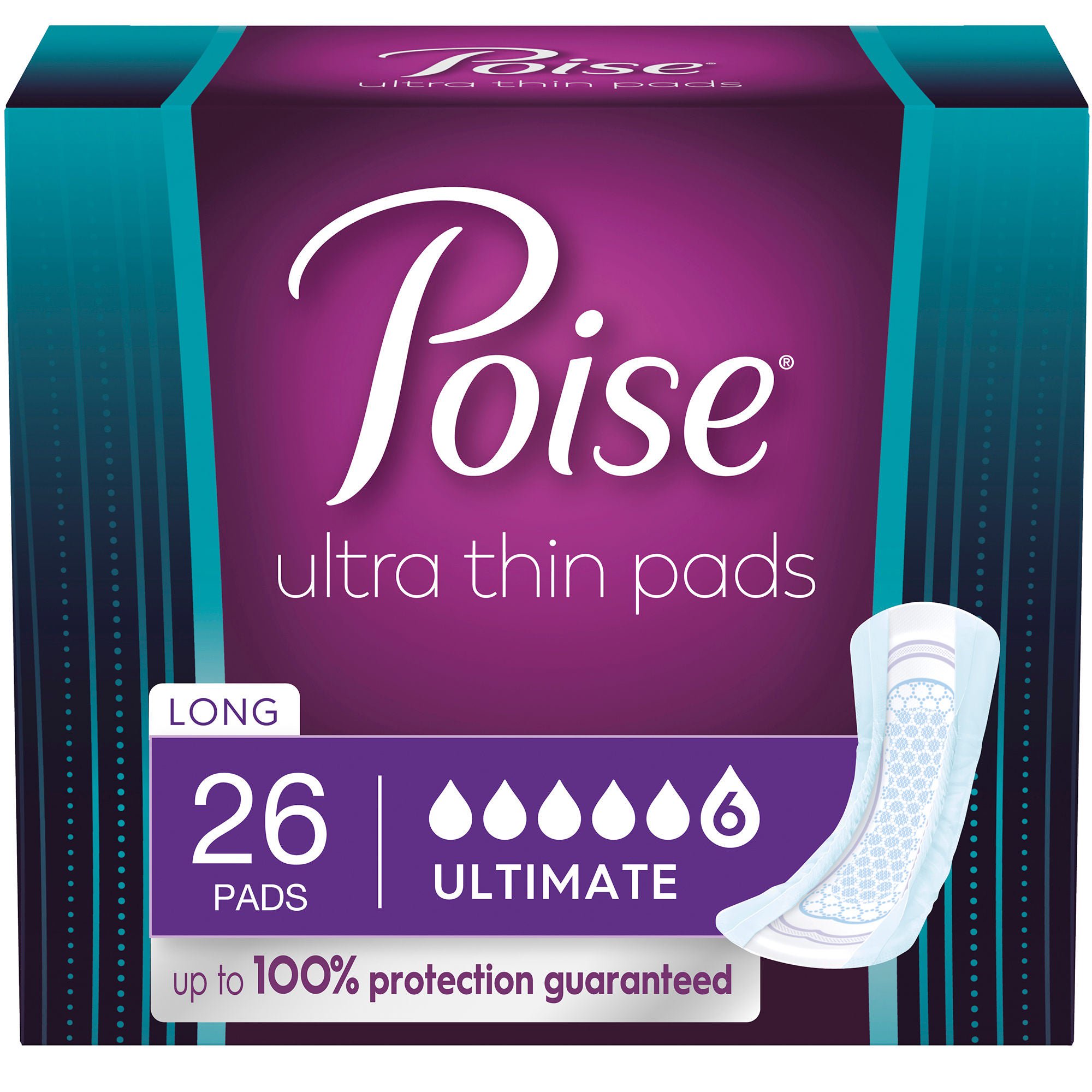 Kimberly Clark - 54356 Poise® Fresh Protection™ Ultra Thin Pads