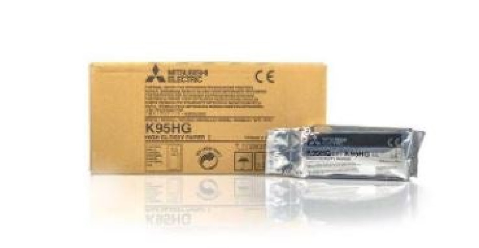 Lynn Medical - K-95HG Printer Paper Mitsubishi A6 110 mm X 18 mm White