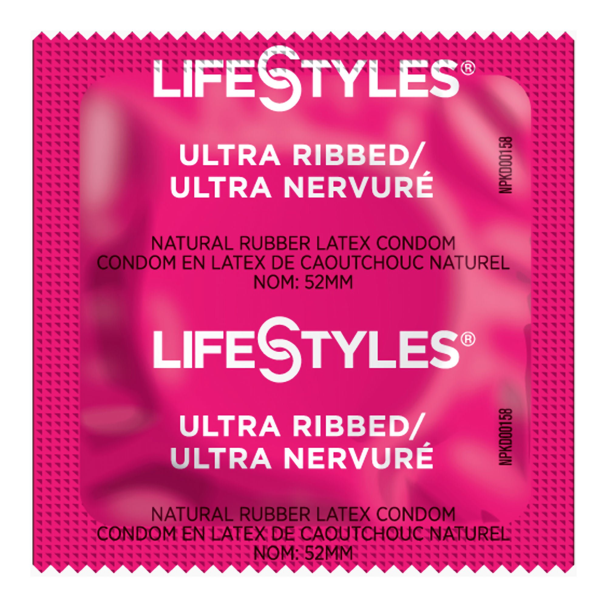 Sxwell USA - 310156 Lifestyles® Ultra Ribbed Lubricated Latex Condom