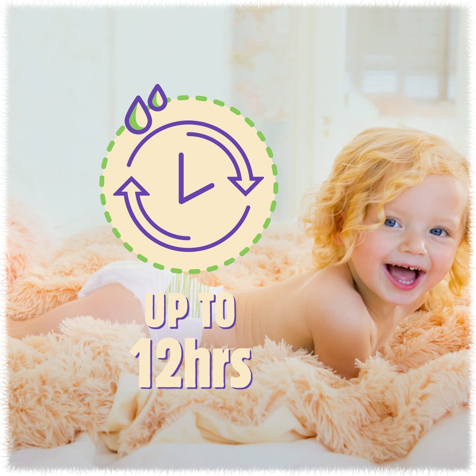 First Quality Products LLC CDB002 - Cuties® Complete Care Diapers, Size 2 - 25/Pack, 200/Case