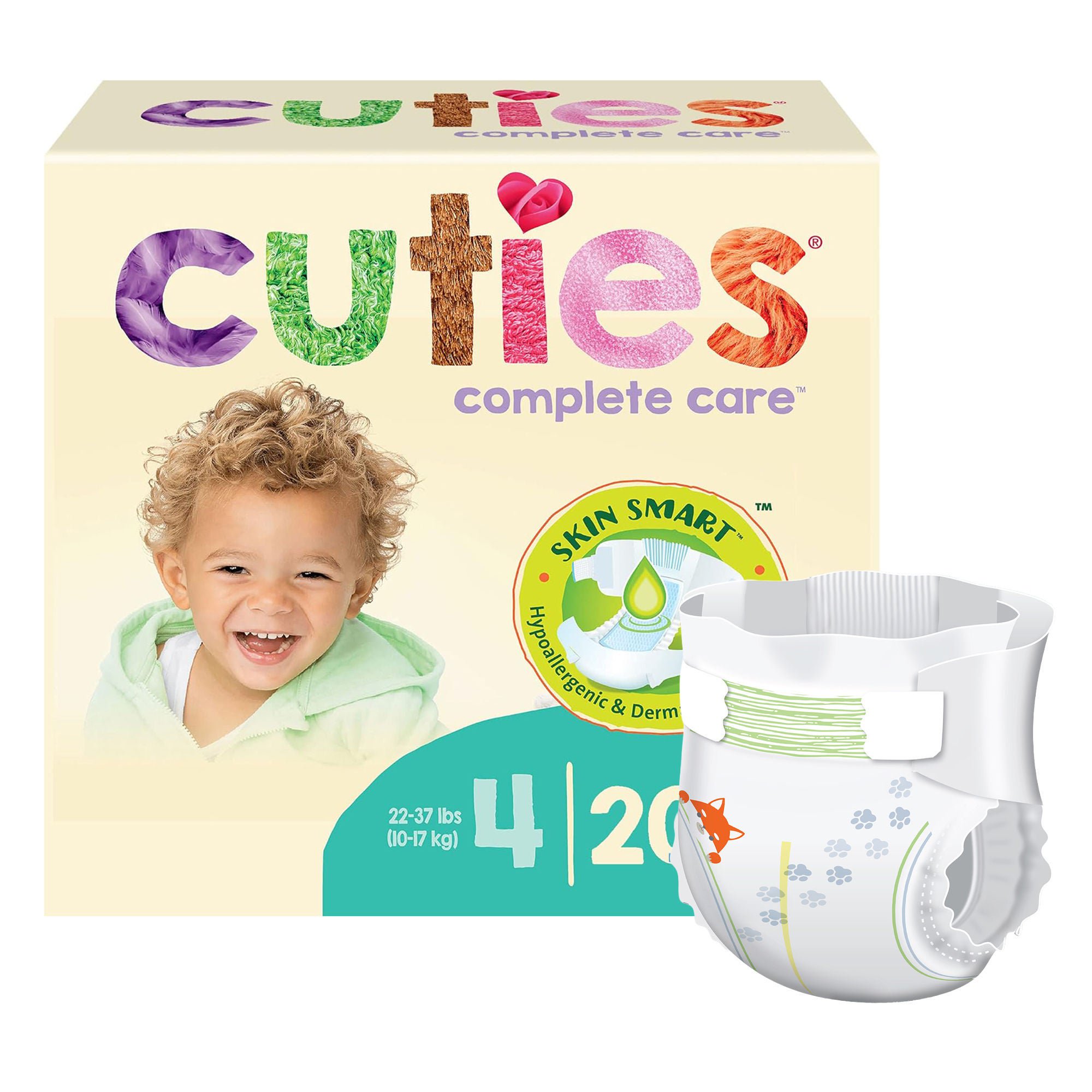 First Quality Products LLC - CDB004 Cuties® Complete Care Diapers for Toddlers