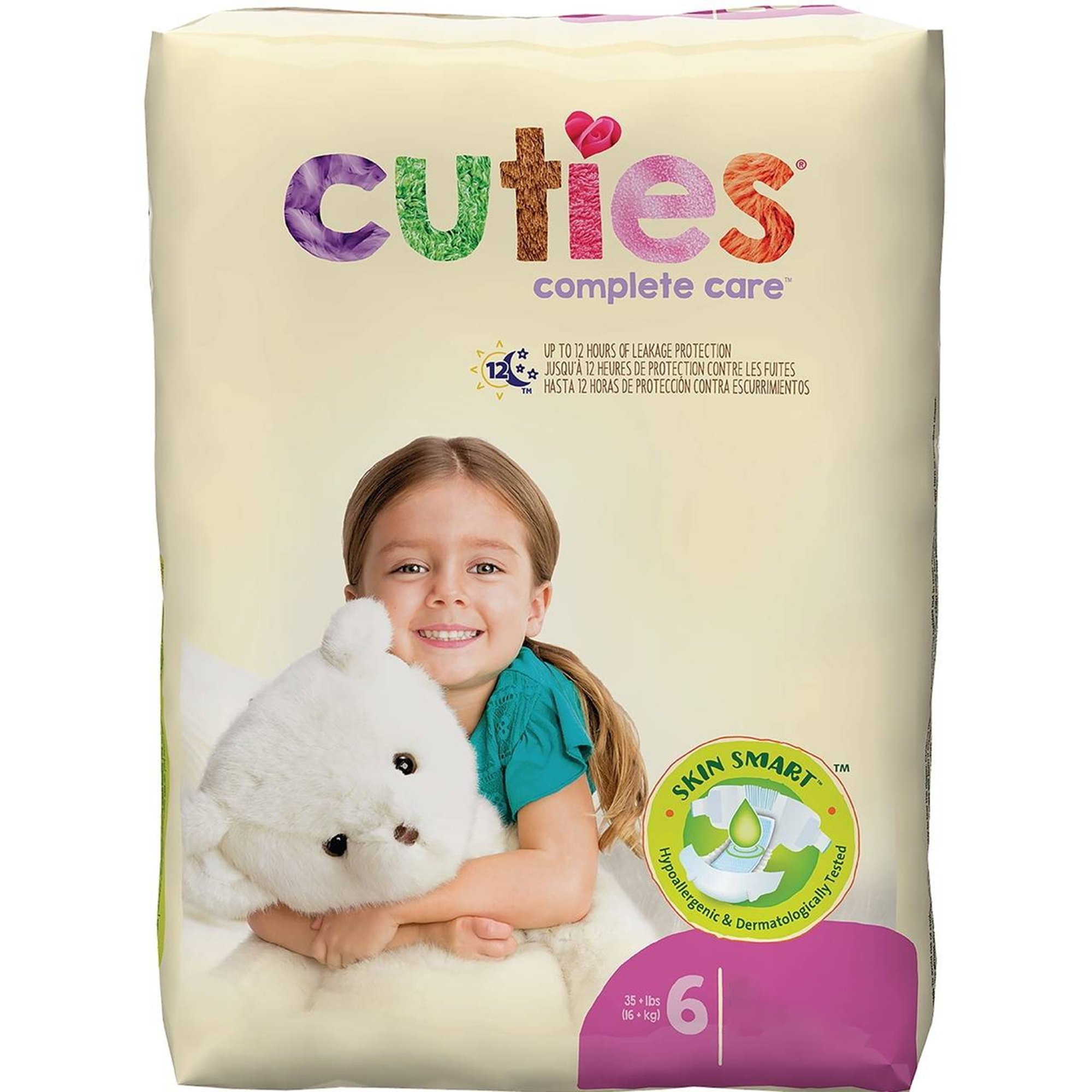First Quality Products LLC CDB006 - Cuties® Complete Care Diapers, Size 6 - 25/Pack, 200/Case