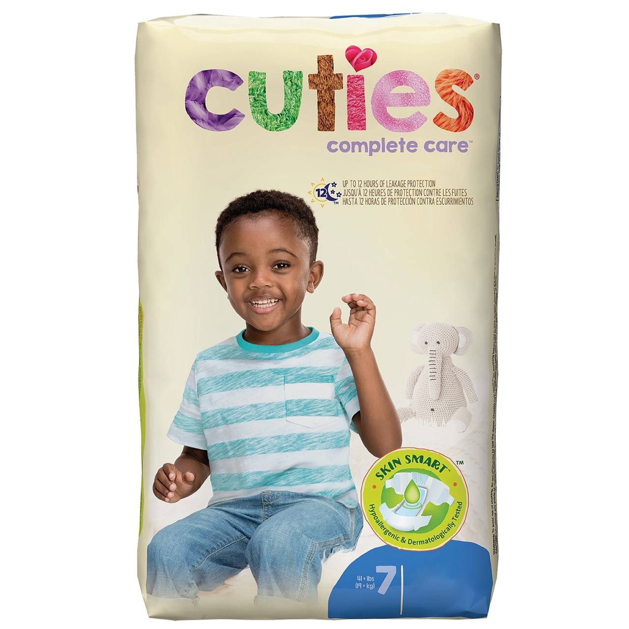 First Quality Products LLC CDB007 - Cuties® Complete Care Diapers for Children, 41+ lbs. - 25/Pack, 200/Case